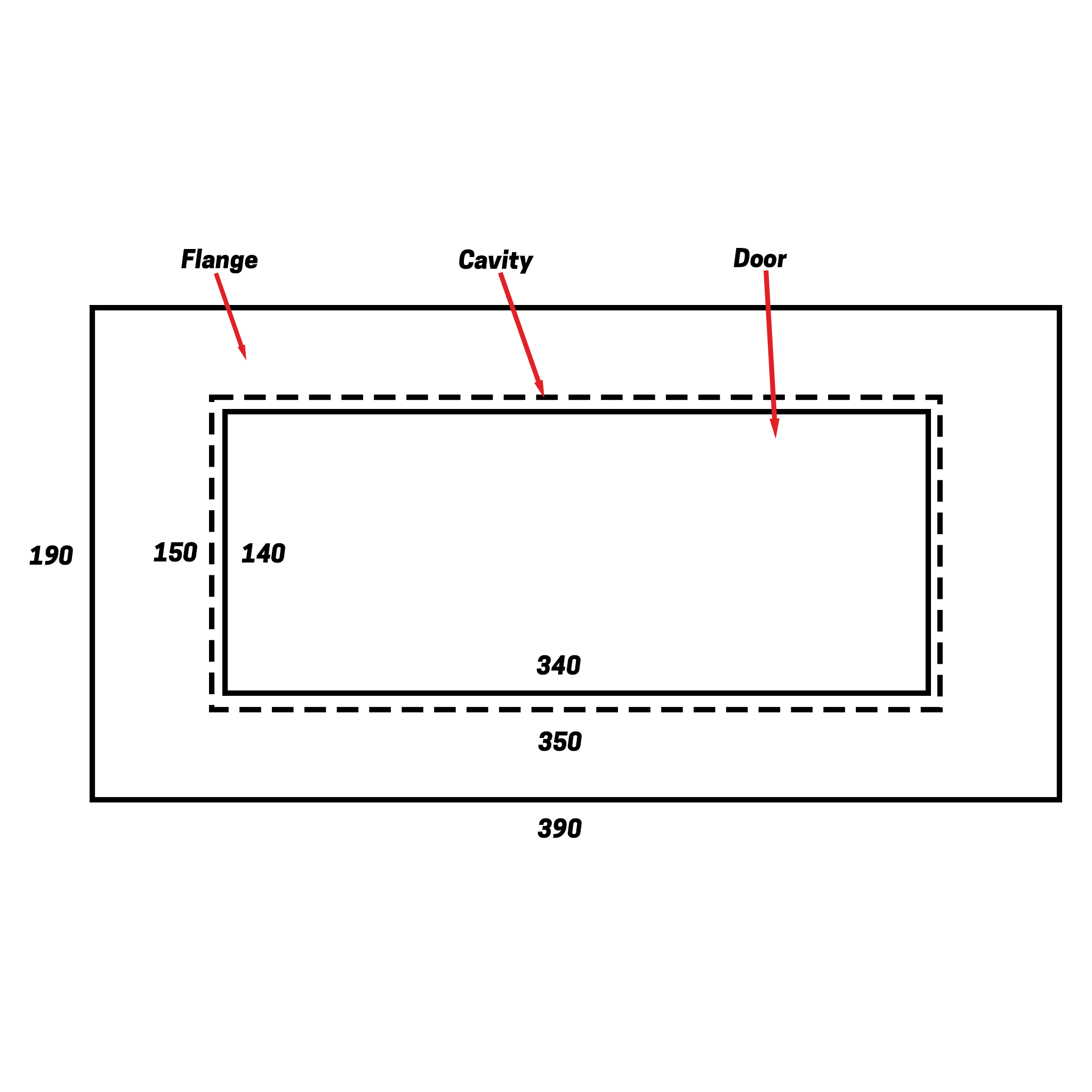 Rear Door & Flange