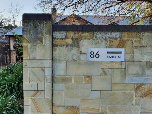 86 fisher street custom letterbox faceplate