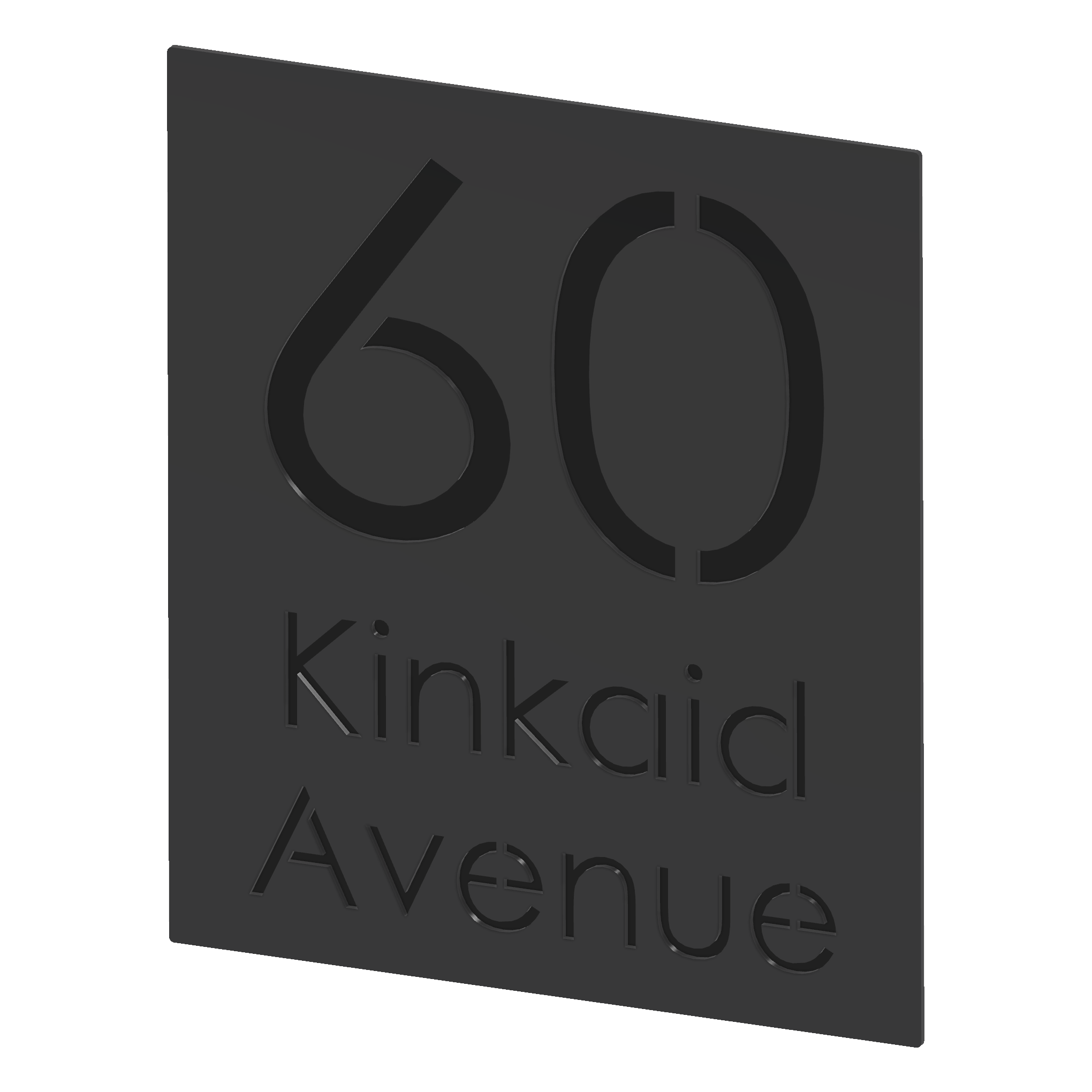 Custom Signage Plate