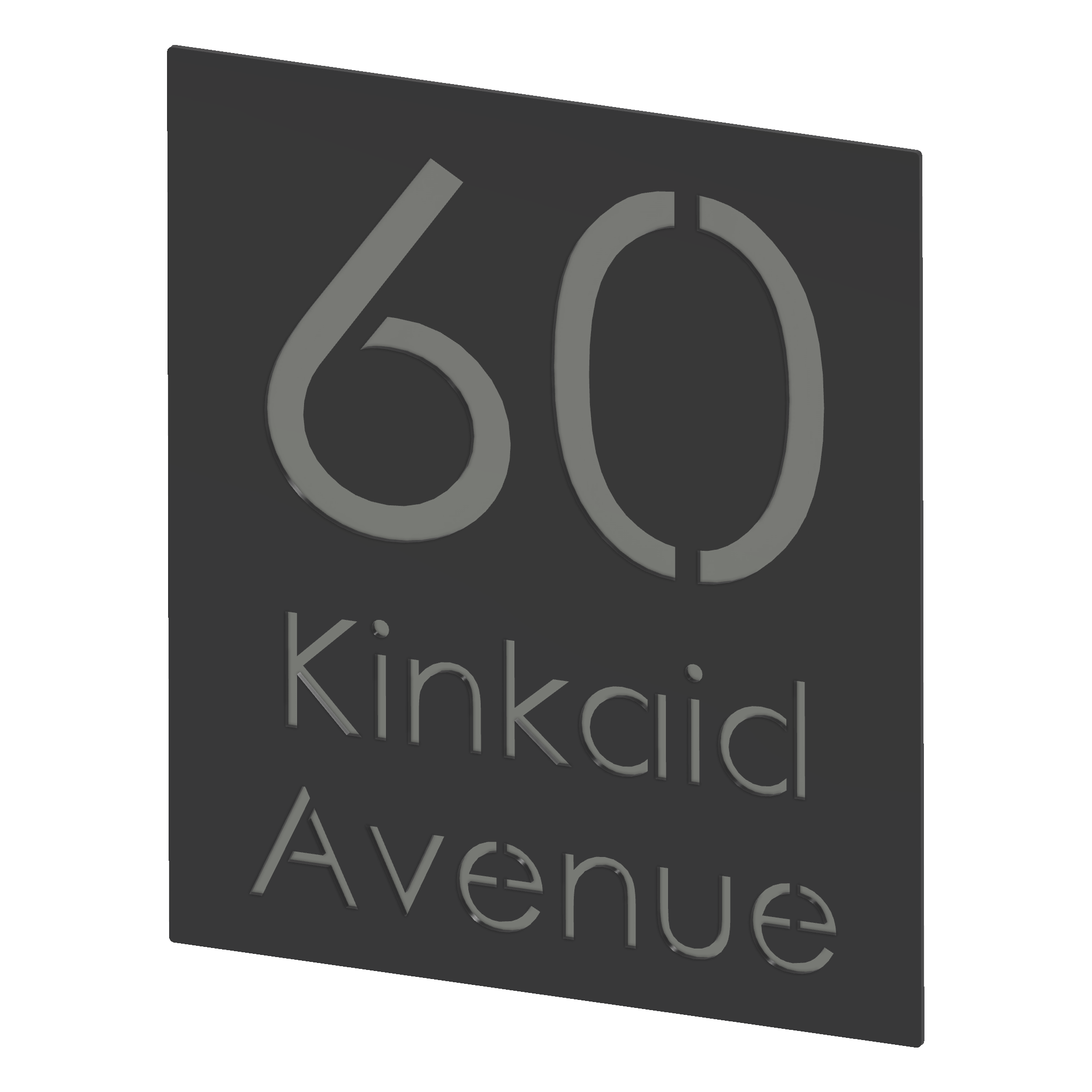 Custom Signage Plate