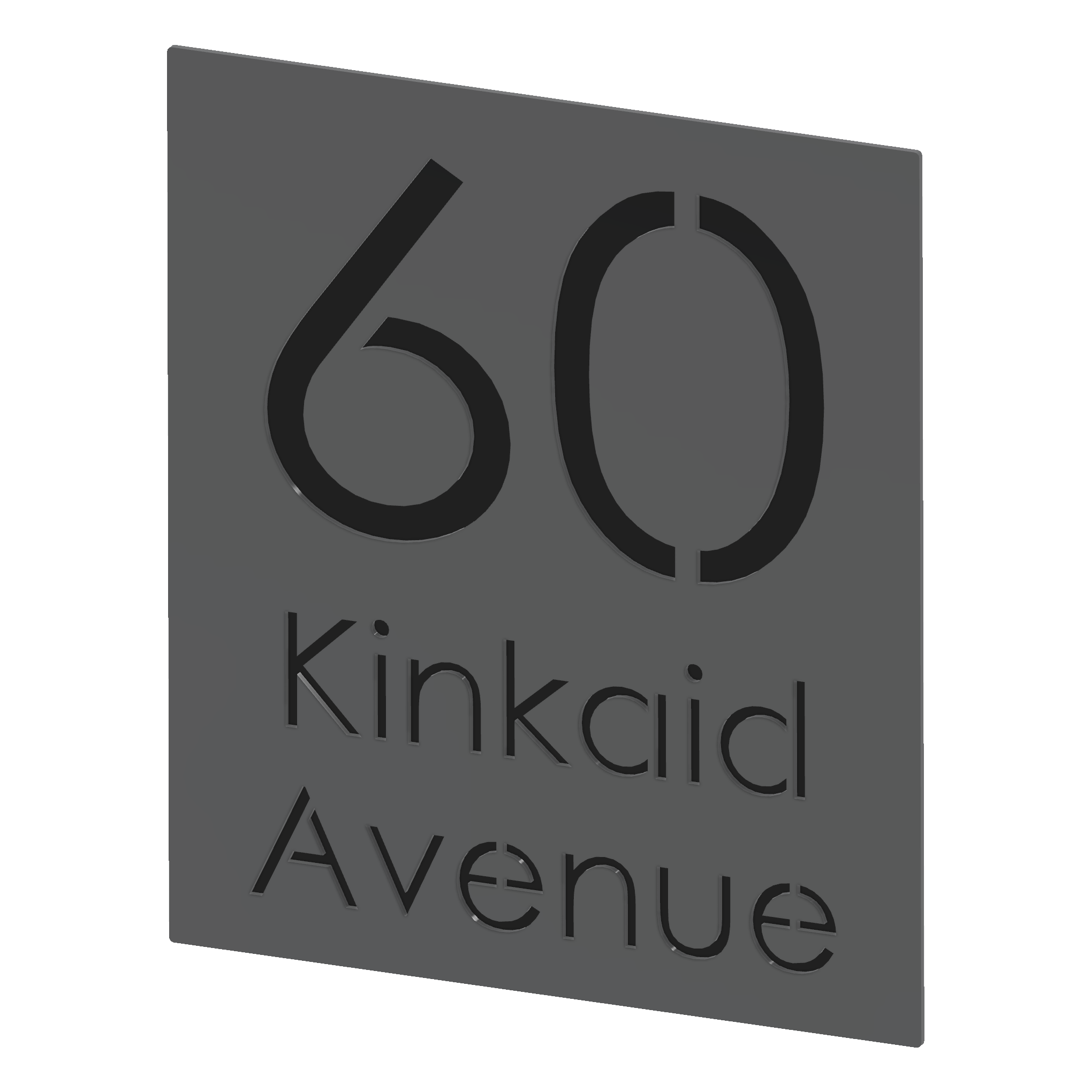 Custom Signage Plate