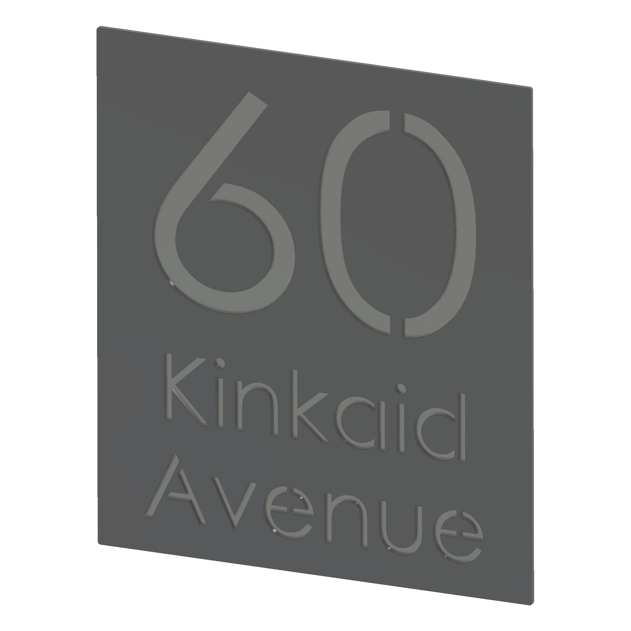 Custom Signage Plate