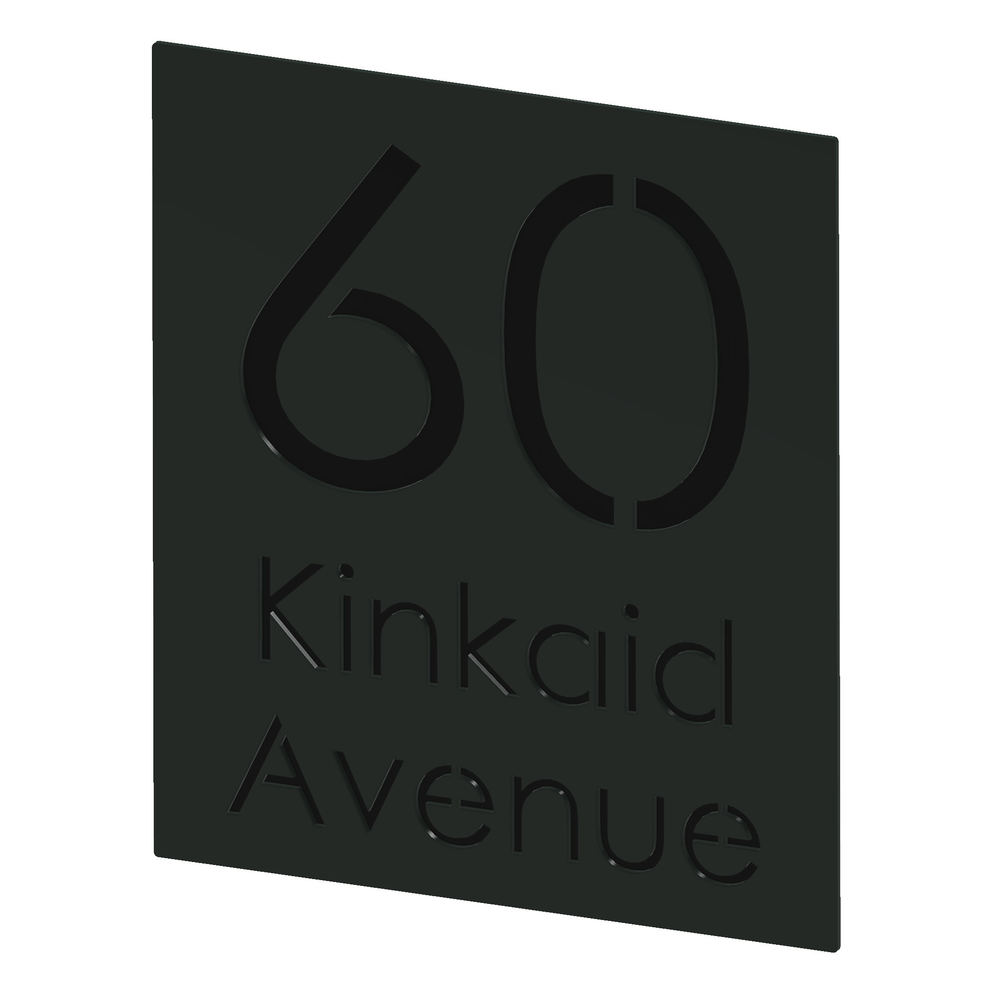 Custom Signage Plate