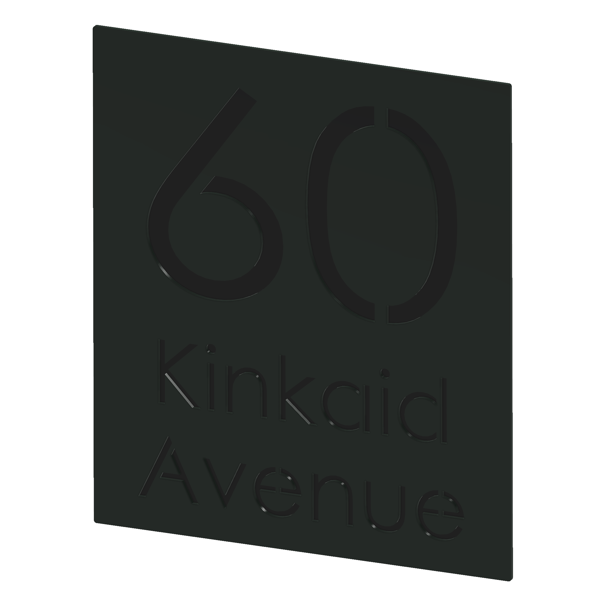 Custom Signage Plate