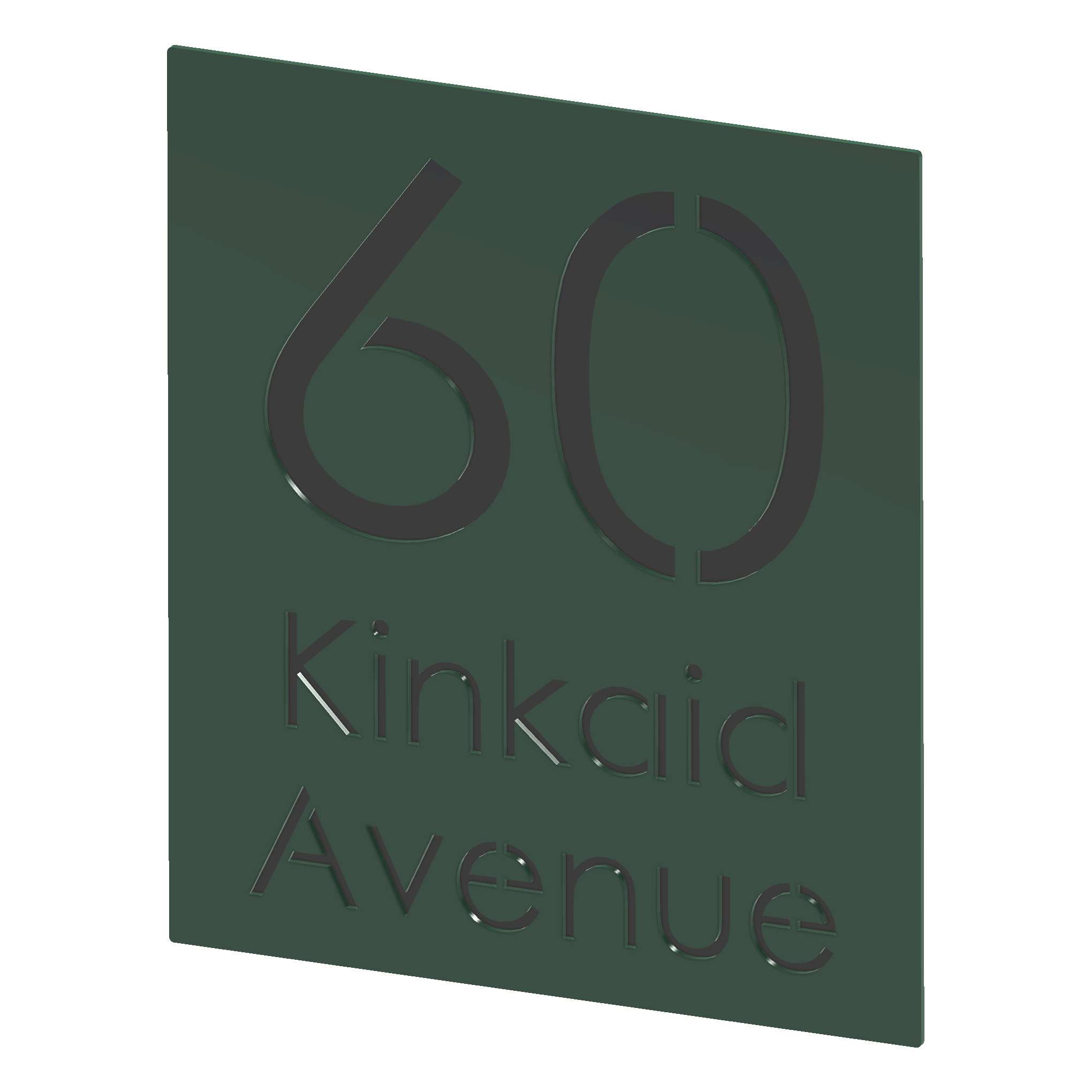 Custom Signage Plate