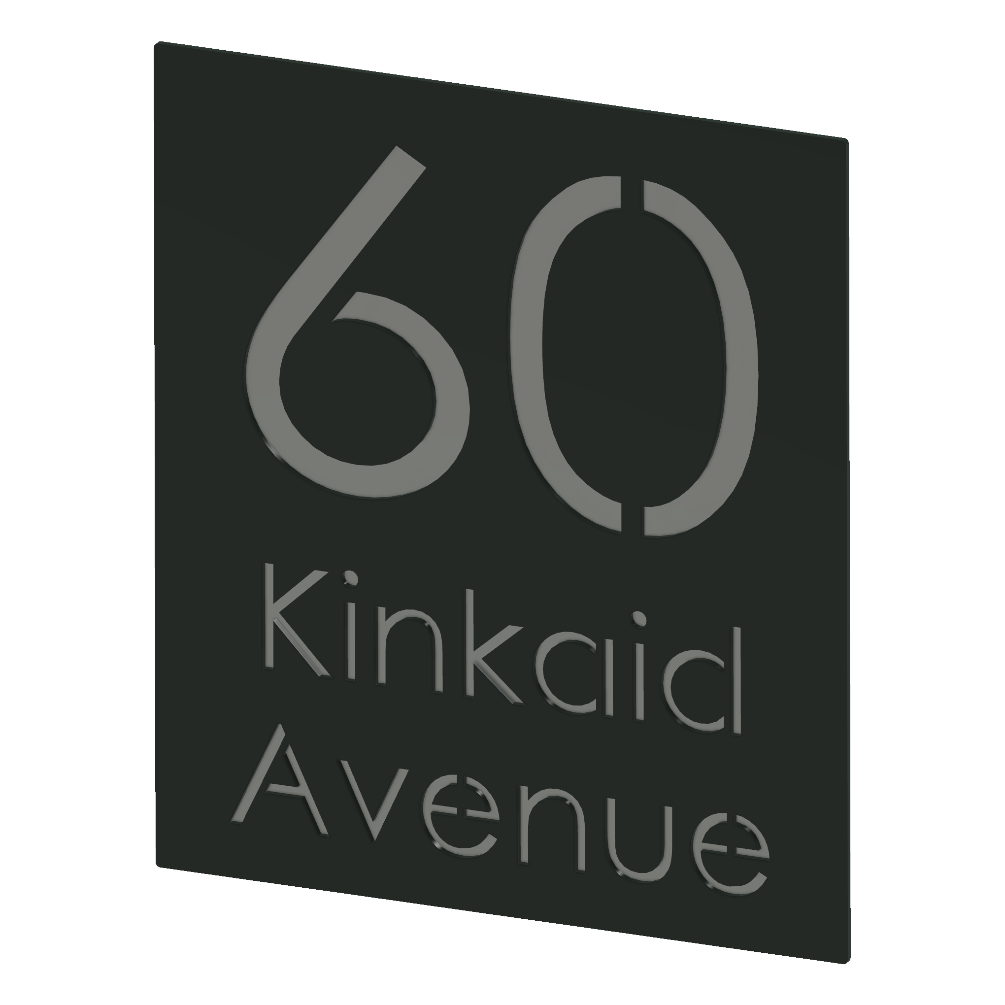 Custom Signage Plate