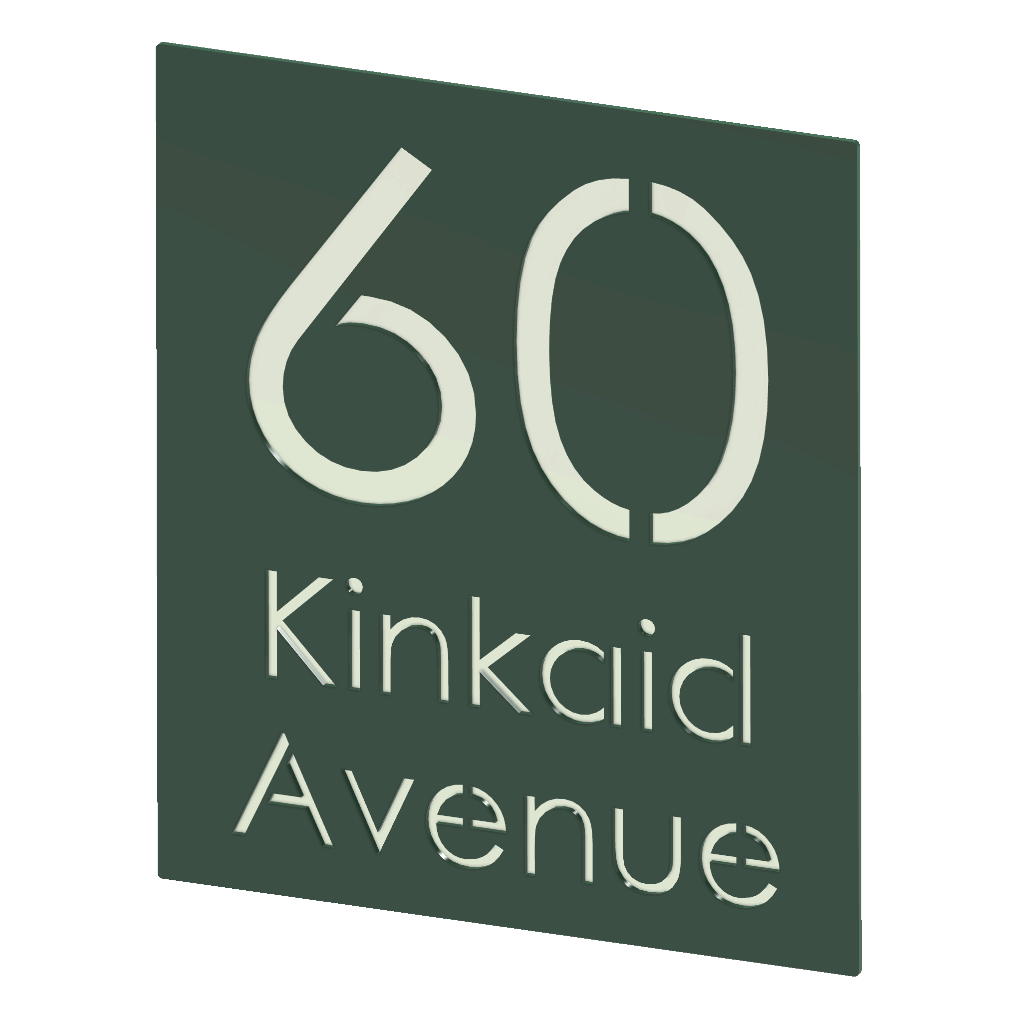 Custom Signage Plate
