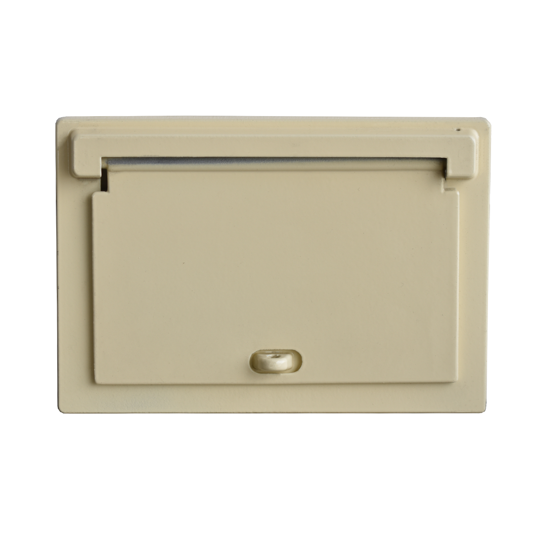 cast aluminium letterbox plate door