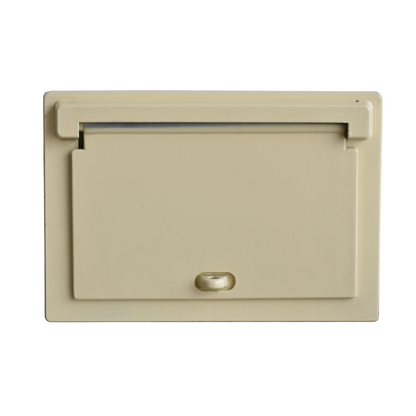 cast aluminium letterbox plate door