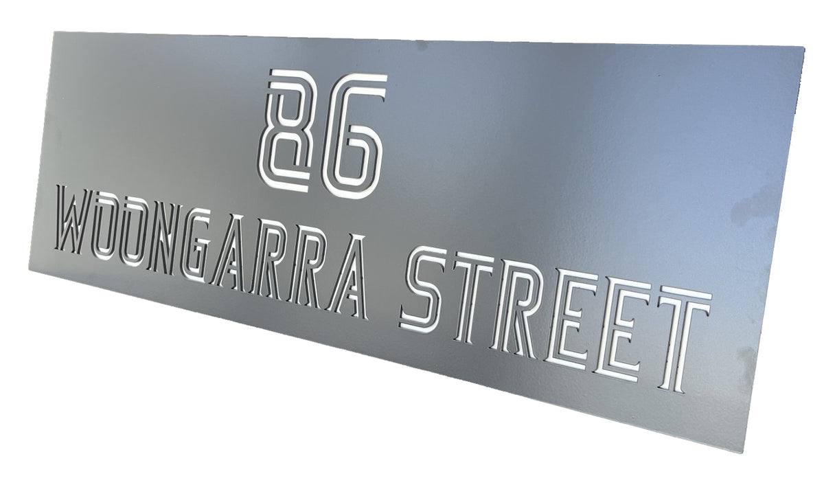 Custom Address Signage Plate | Heatlie Letterboxes