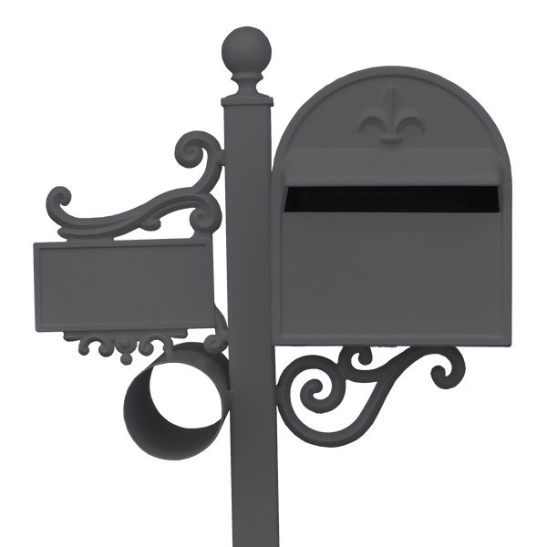 Grange Side Mount Freestanding Letterbox | Heatlie Letterboxes