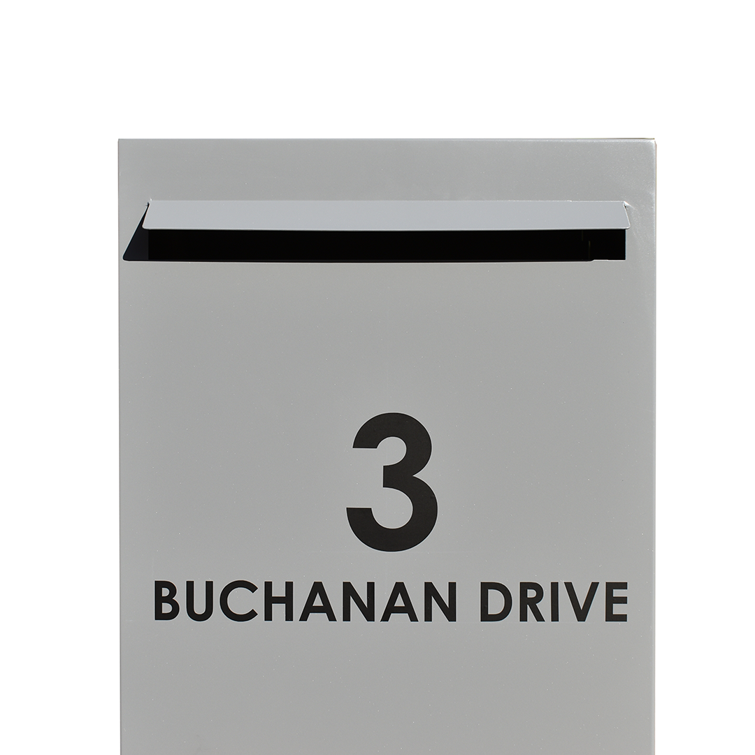 pillar letterbox monument vinyl black label 3 buchannan drive
