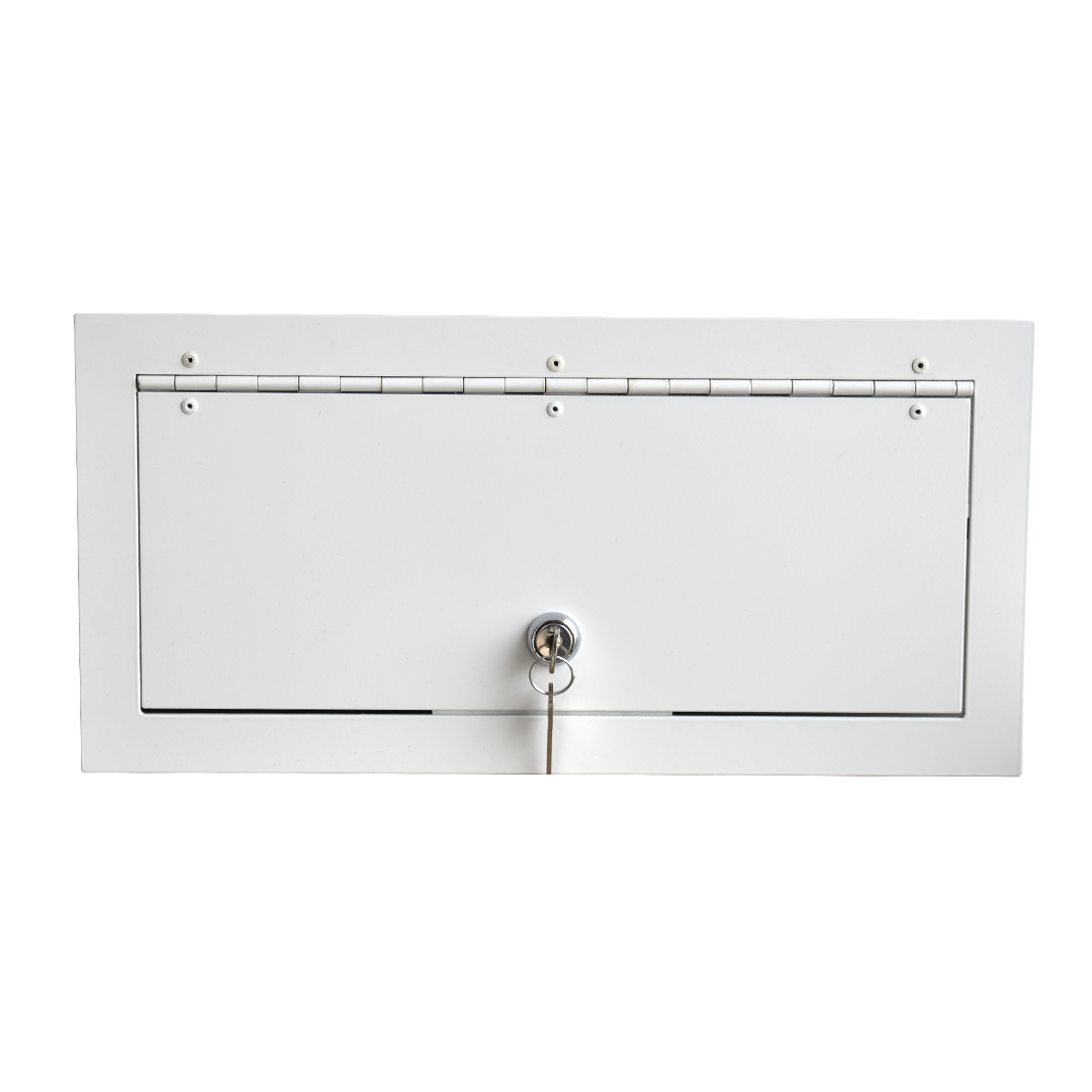 Rear Letterbox Door with Flange Surfmist Landscape
