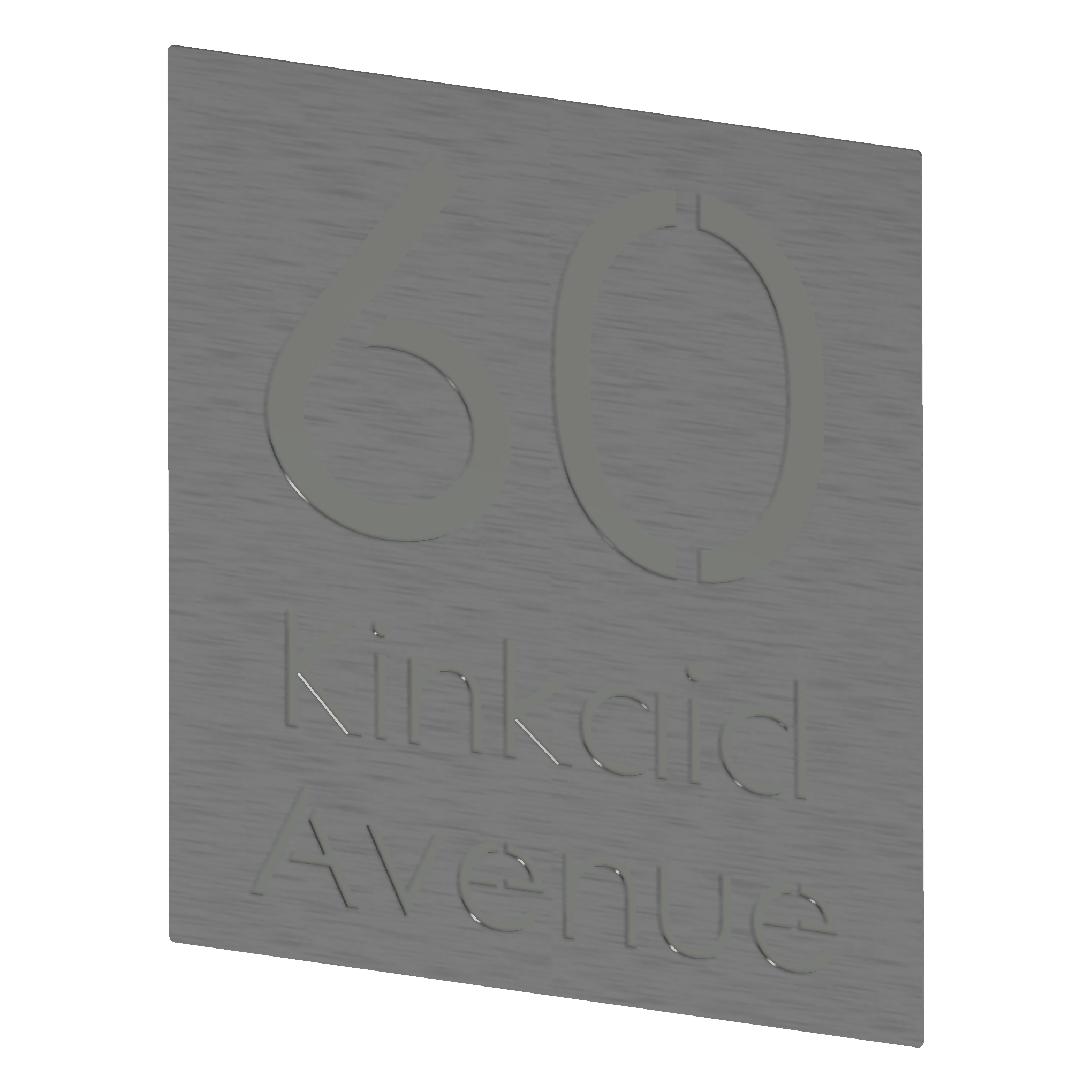 Custom Signage Plate