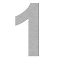 stainless steel letterbox number 1