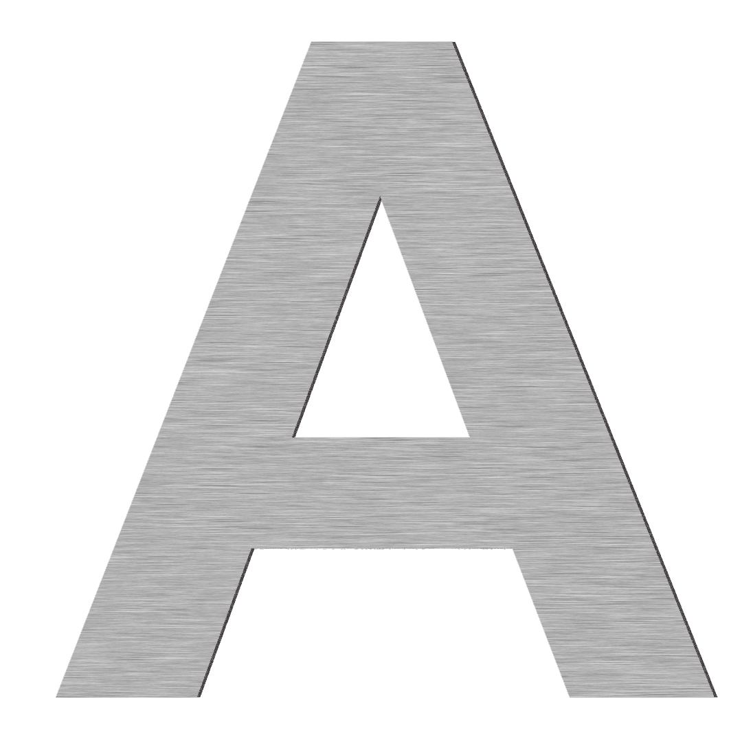 stainless steel letterbox number a