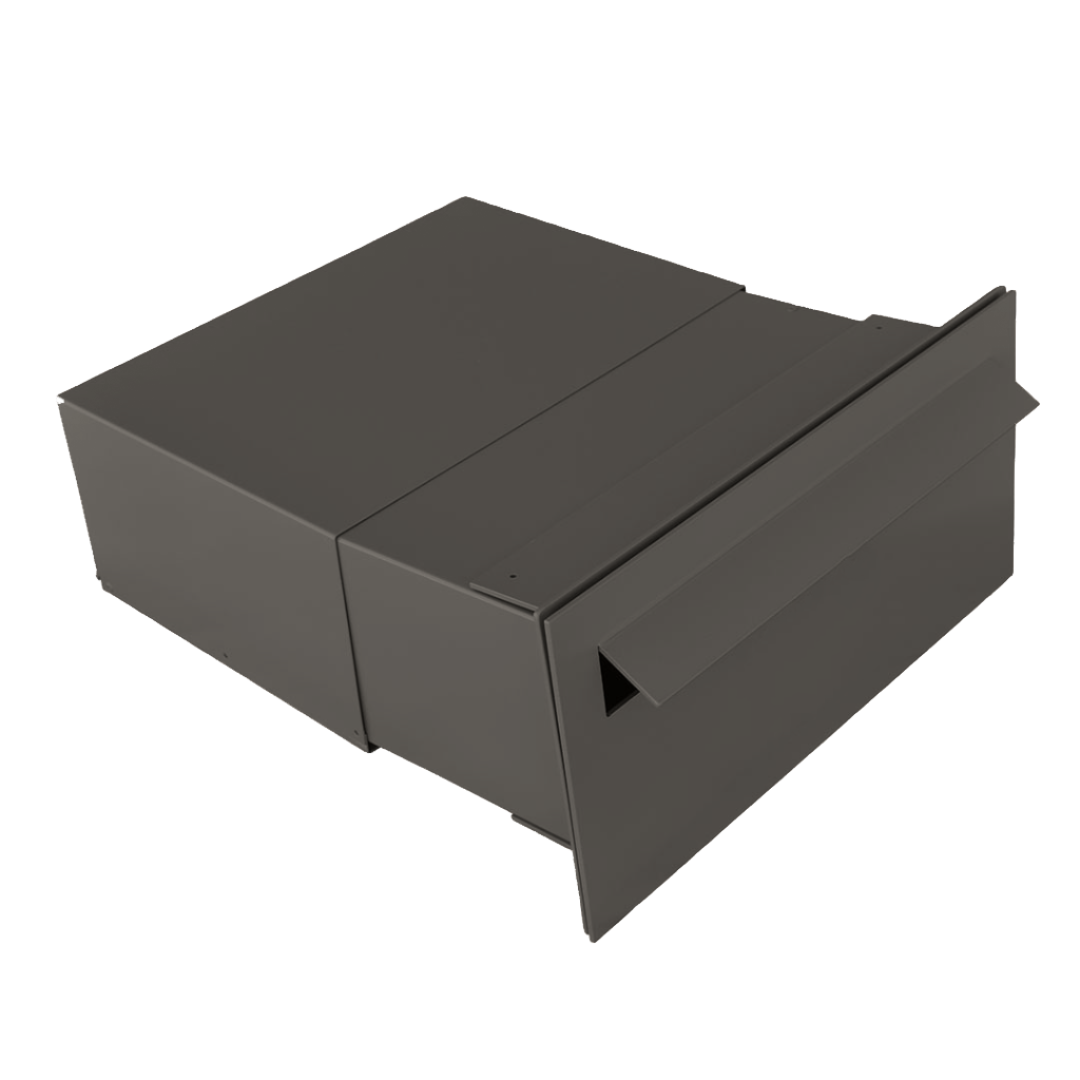 Telescopic Landscape Built-In Wall Letterbox | Heatlie Letterboxes