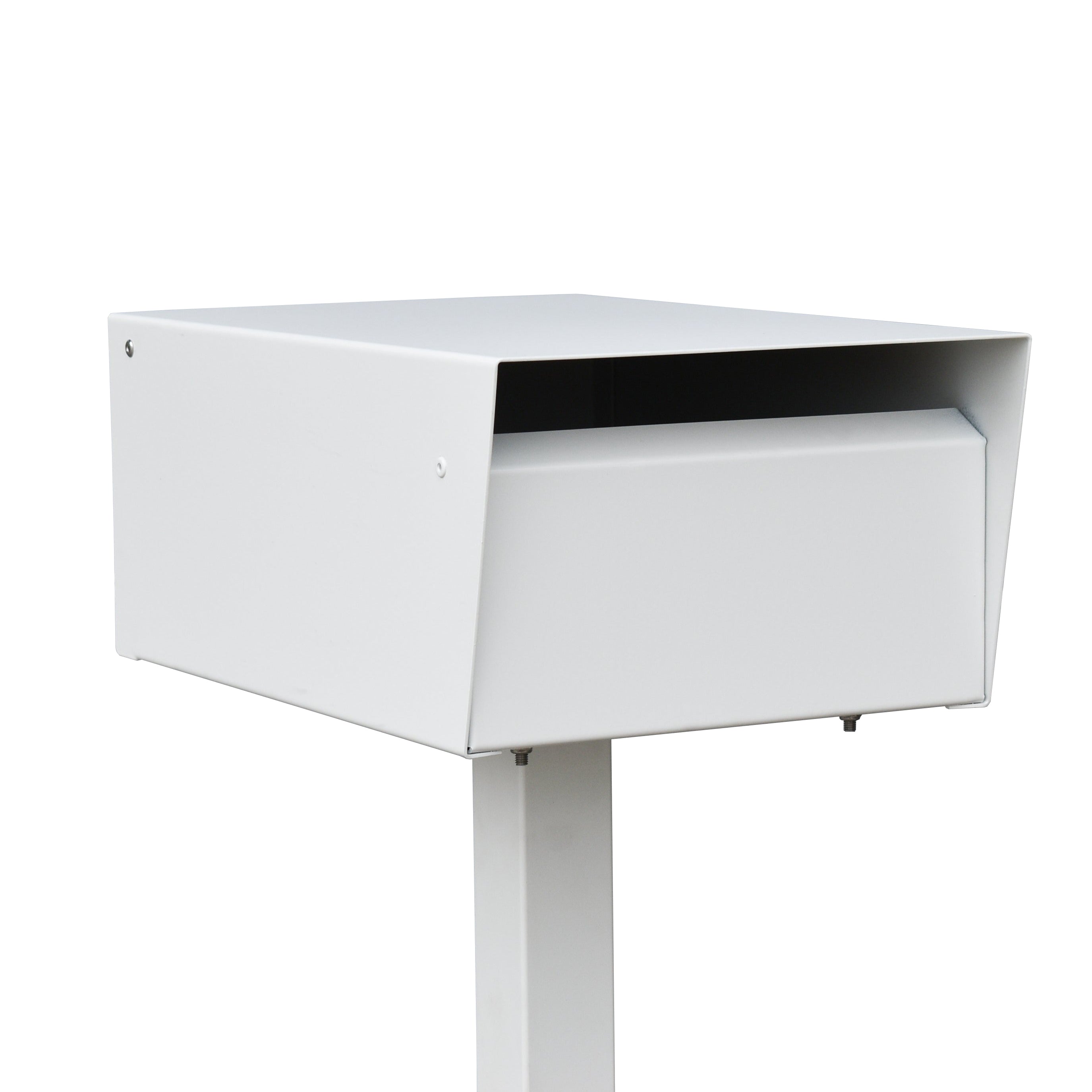 vandal resist freestanding post mounted letterbox surfmist