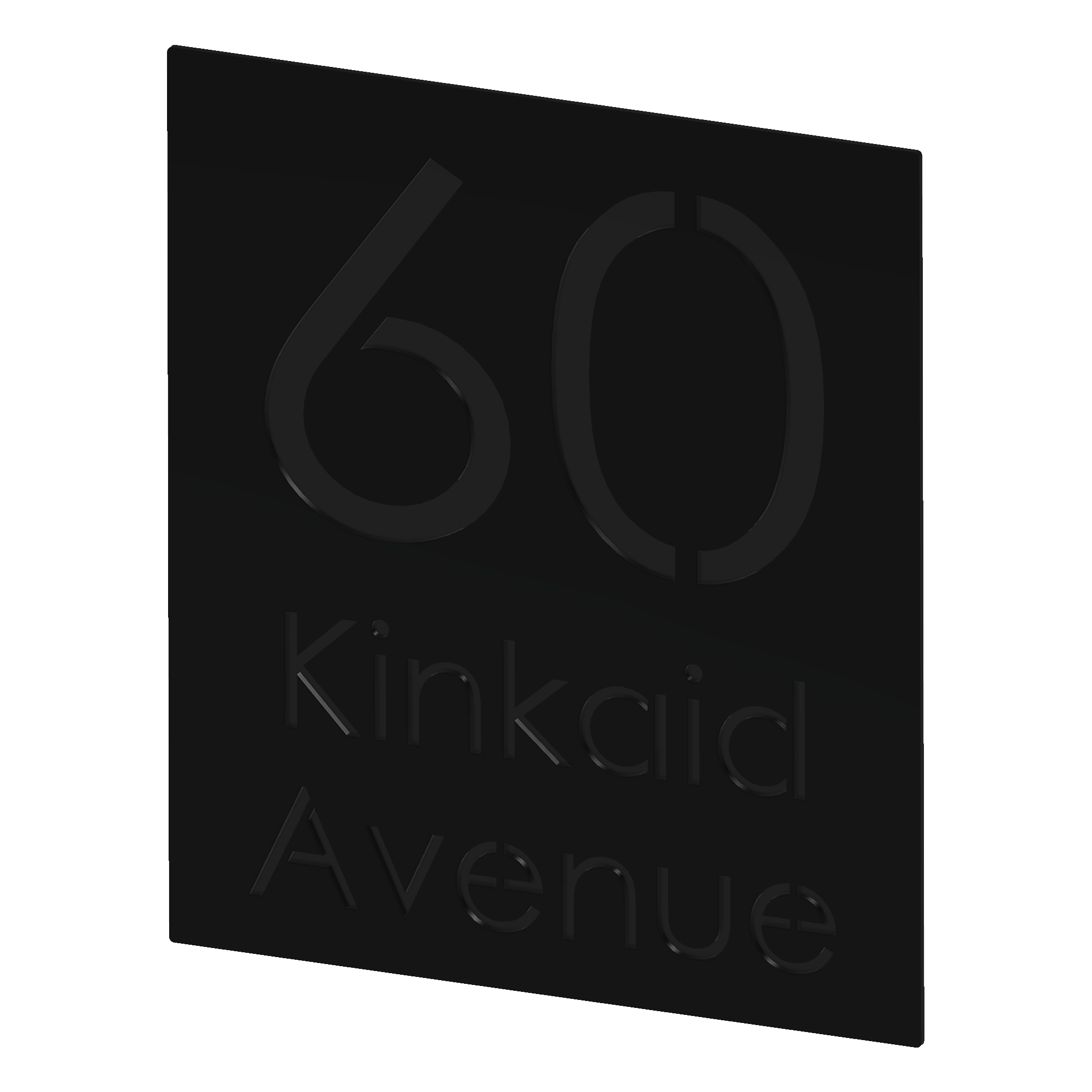 Custom Signage Plate