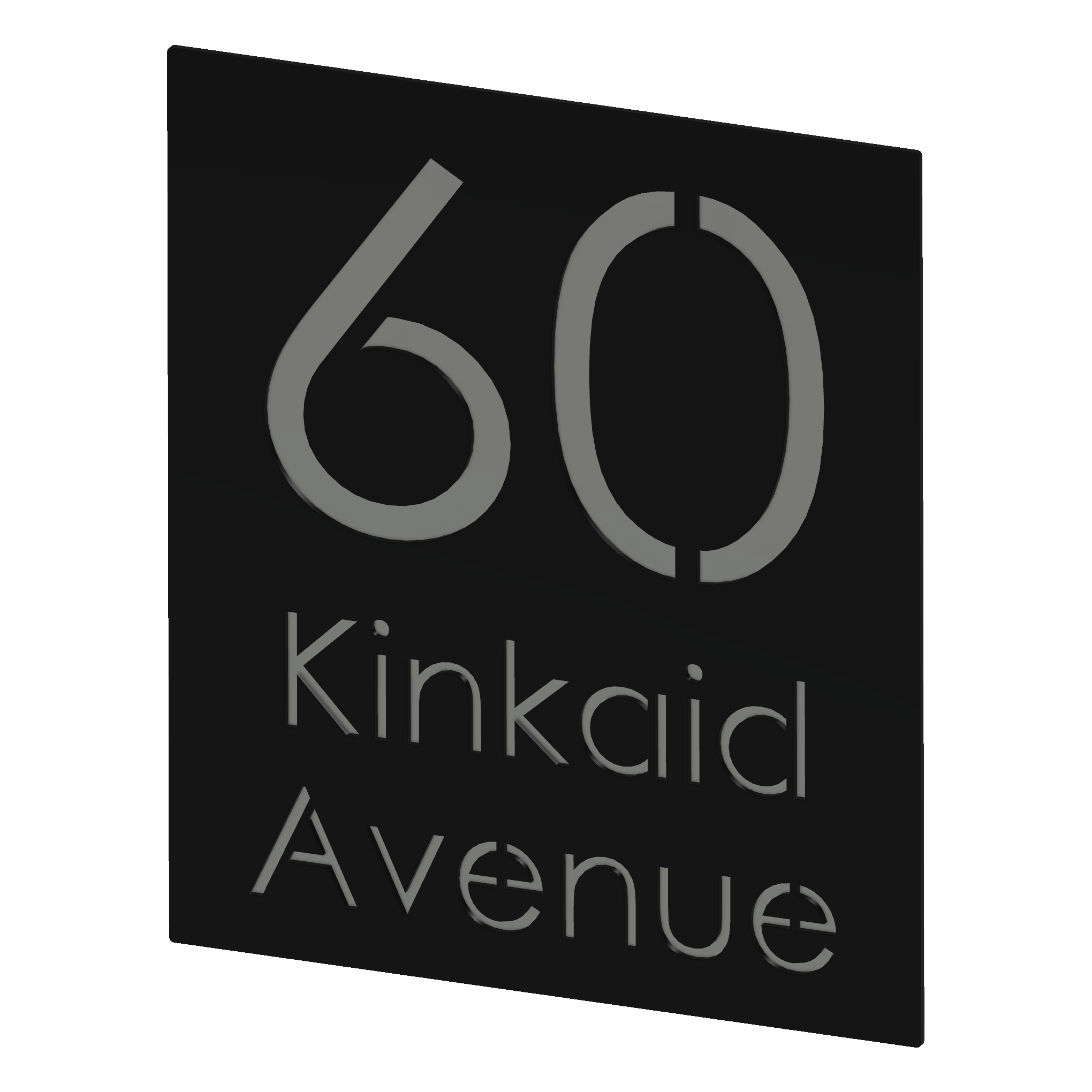 Custom Signage Plate