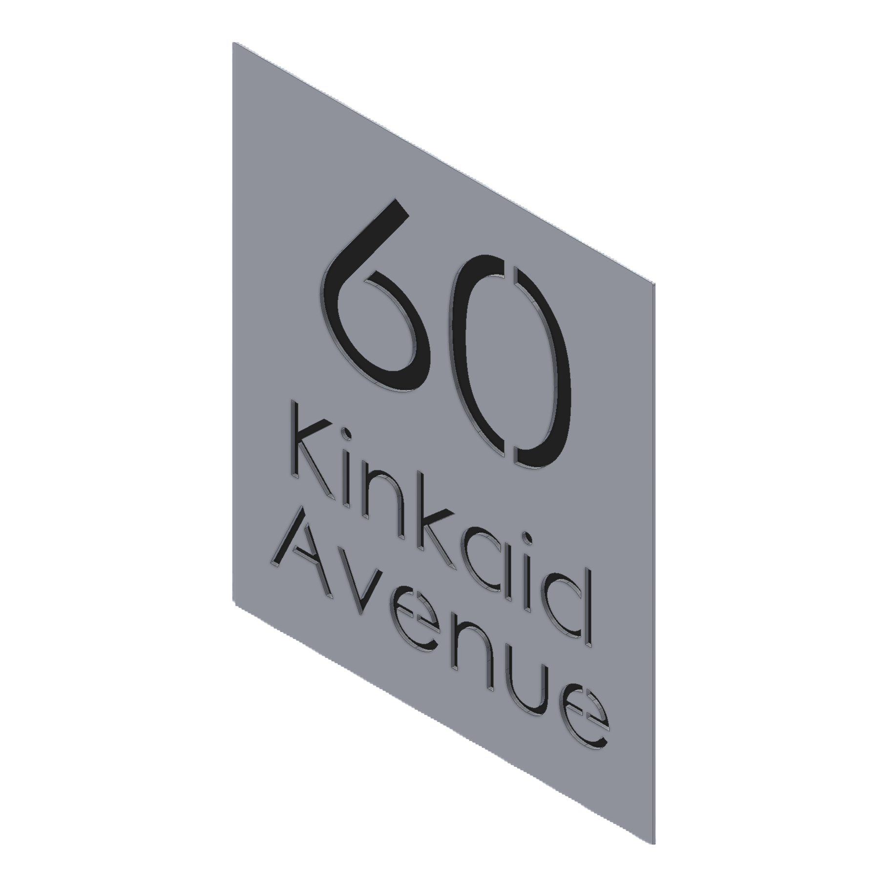 Custom Signage Plate