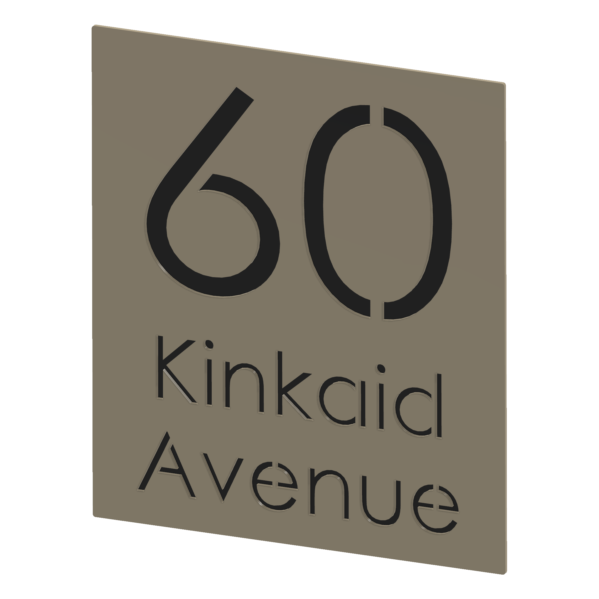 Custom Signage Plate