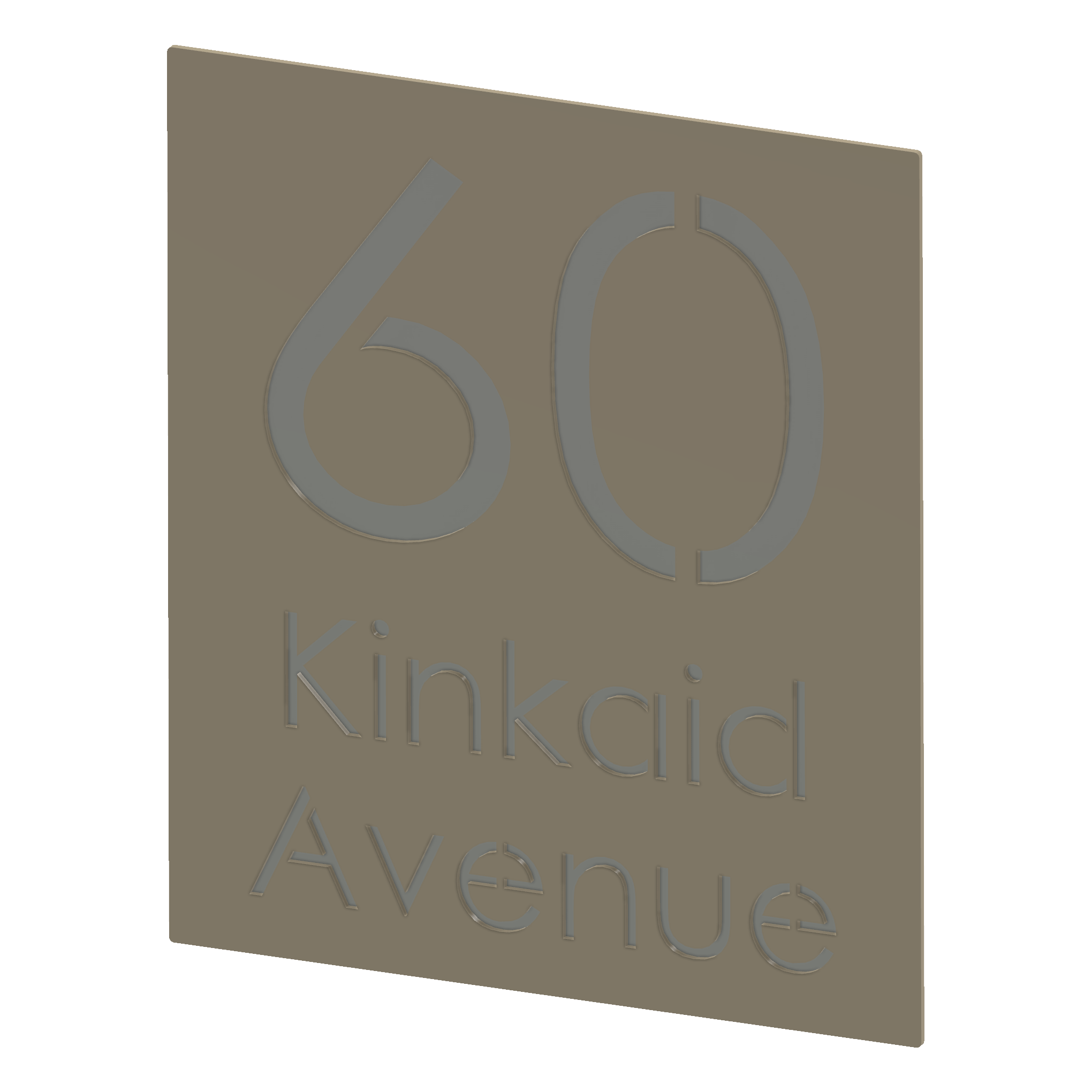 Custom Signage Plate