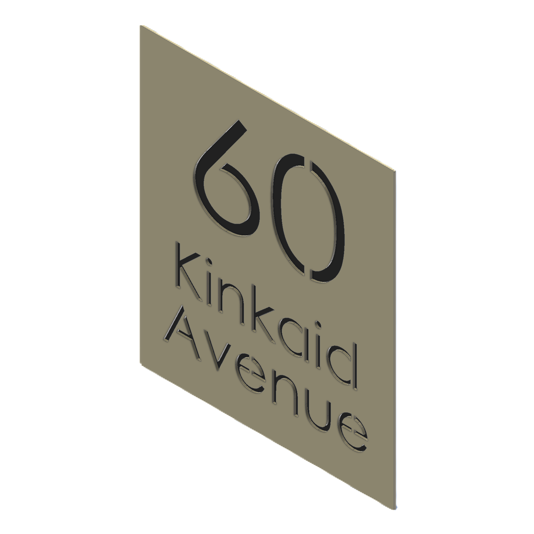 Custom Signage Plate