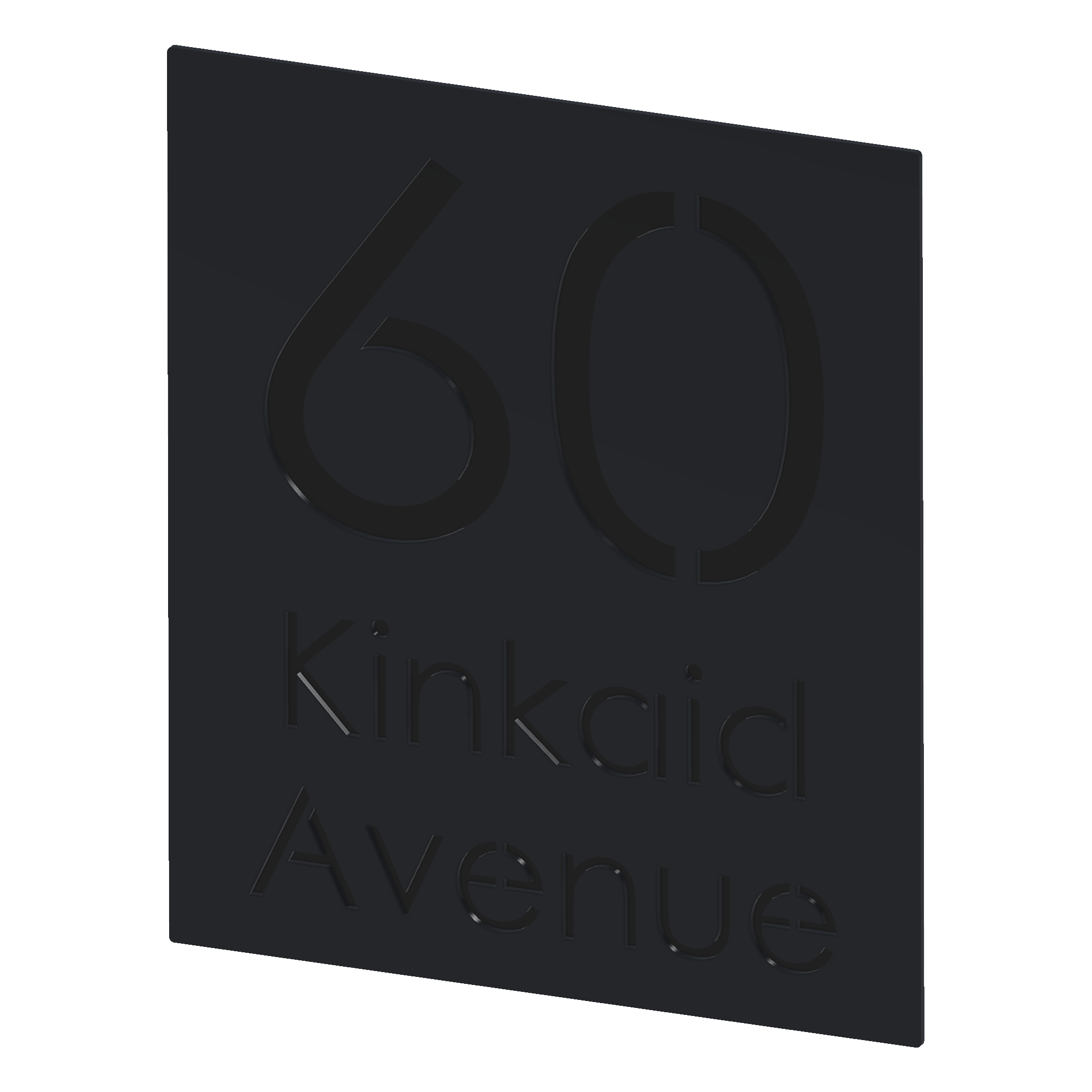 Custom Signage Plate