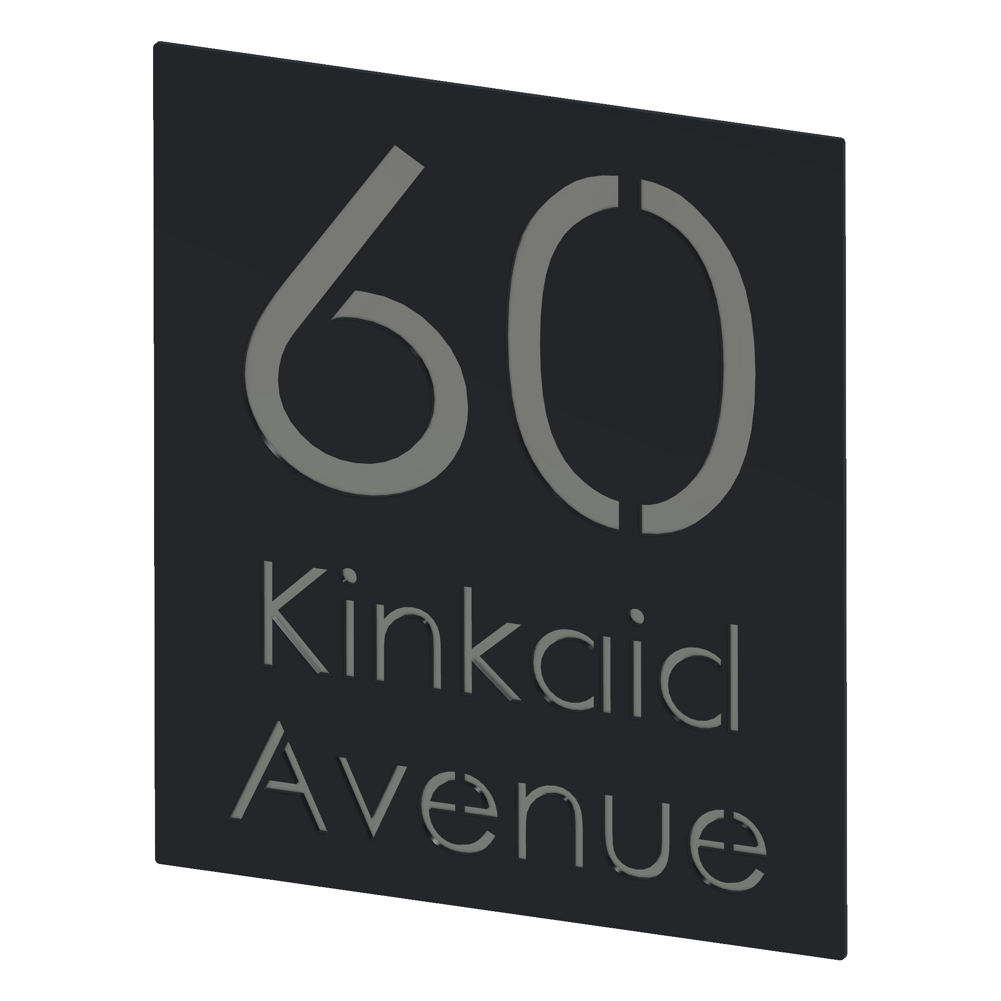 Custom Signage Plate