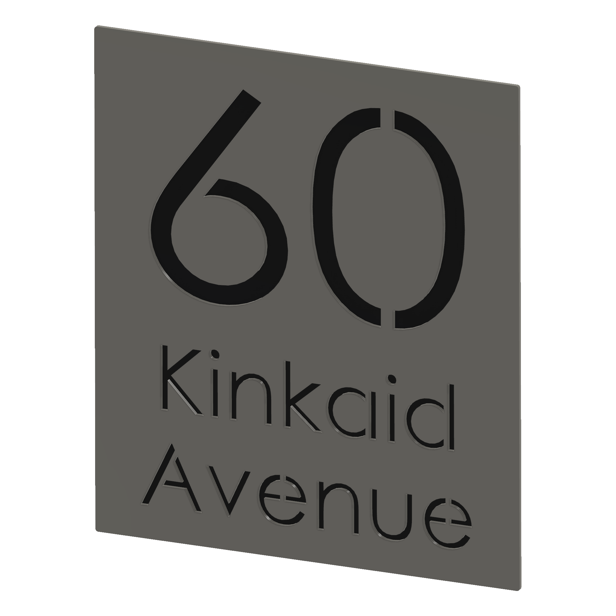 Custom Signage Plate