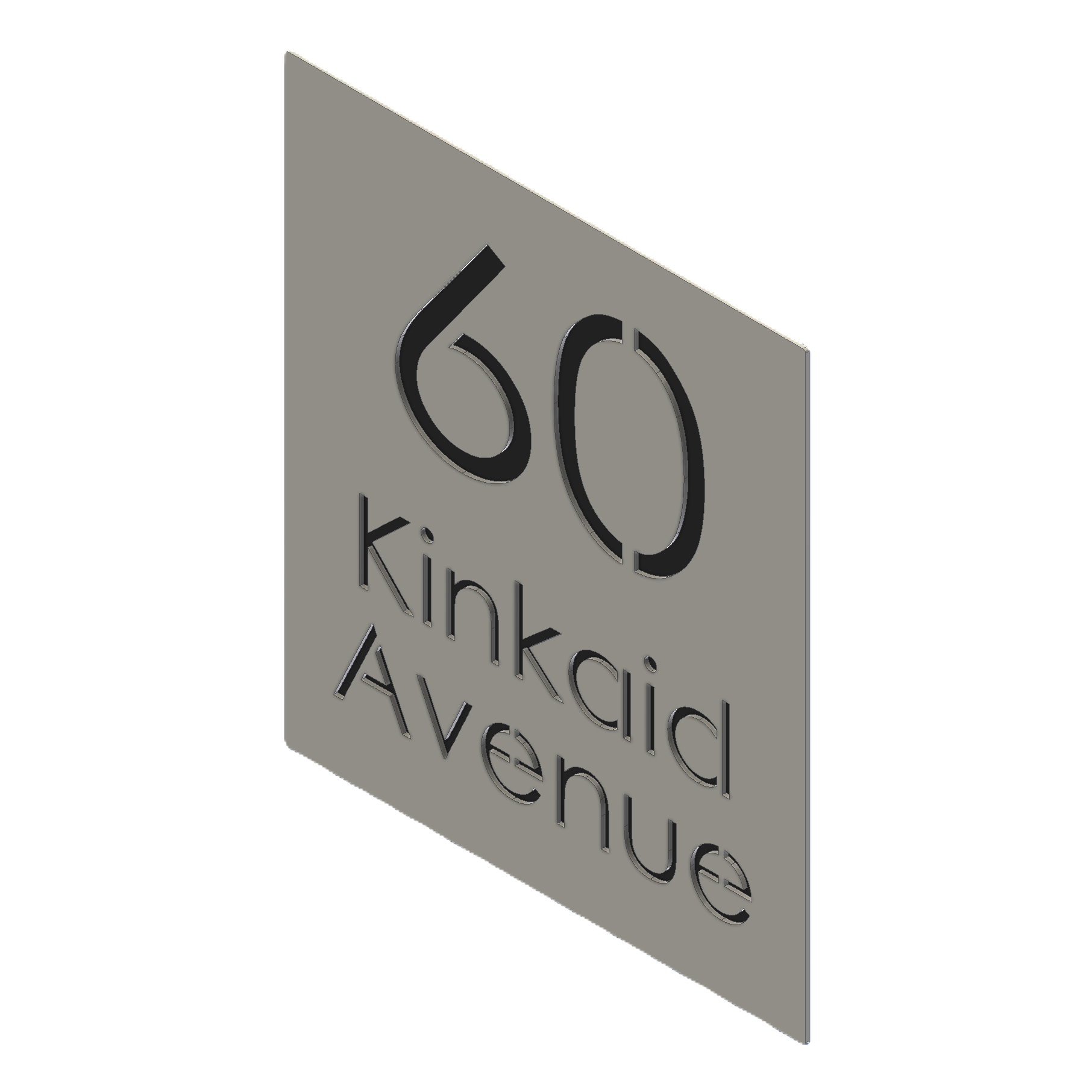 Custom Signage Plate