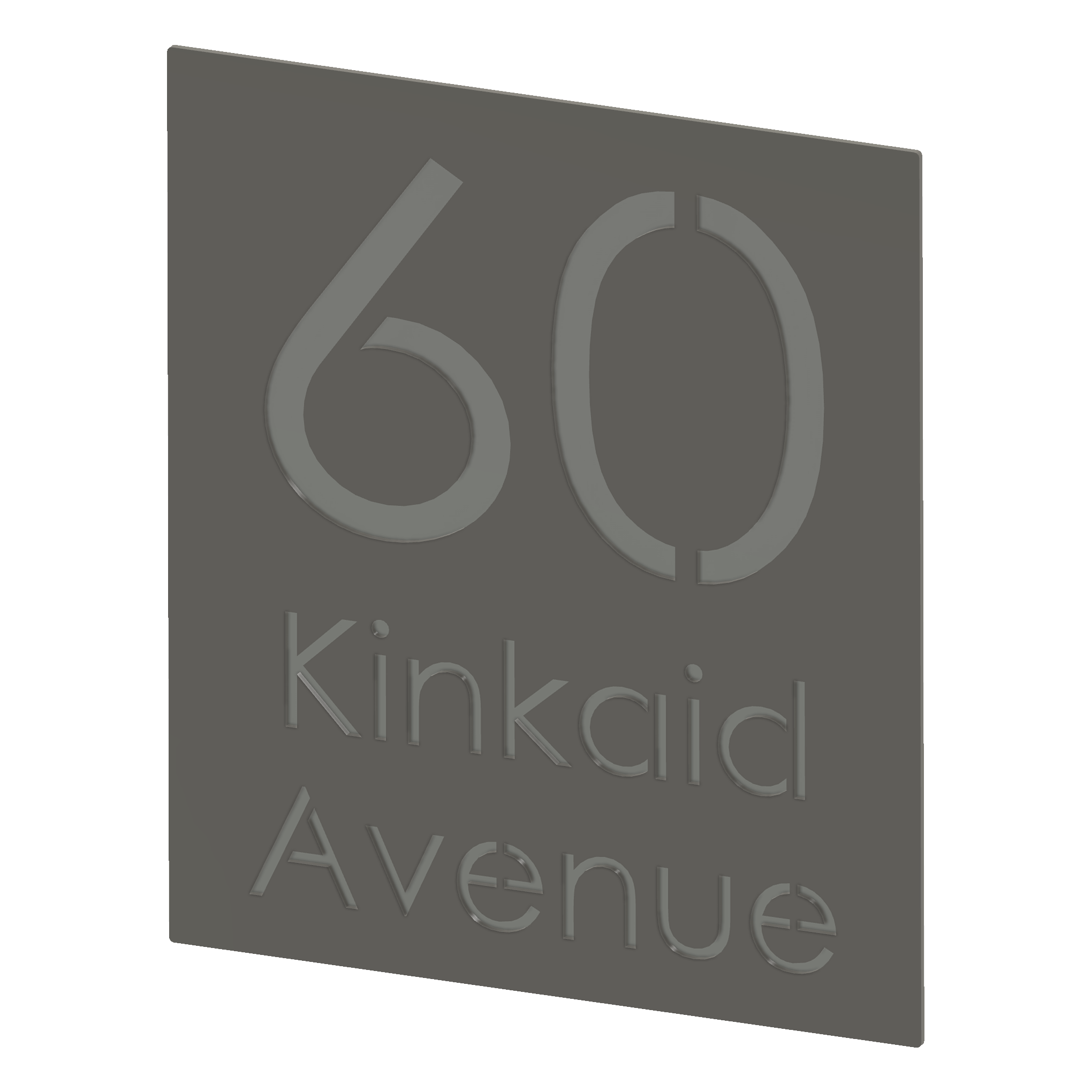 Custom Signage Plate