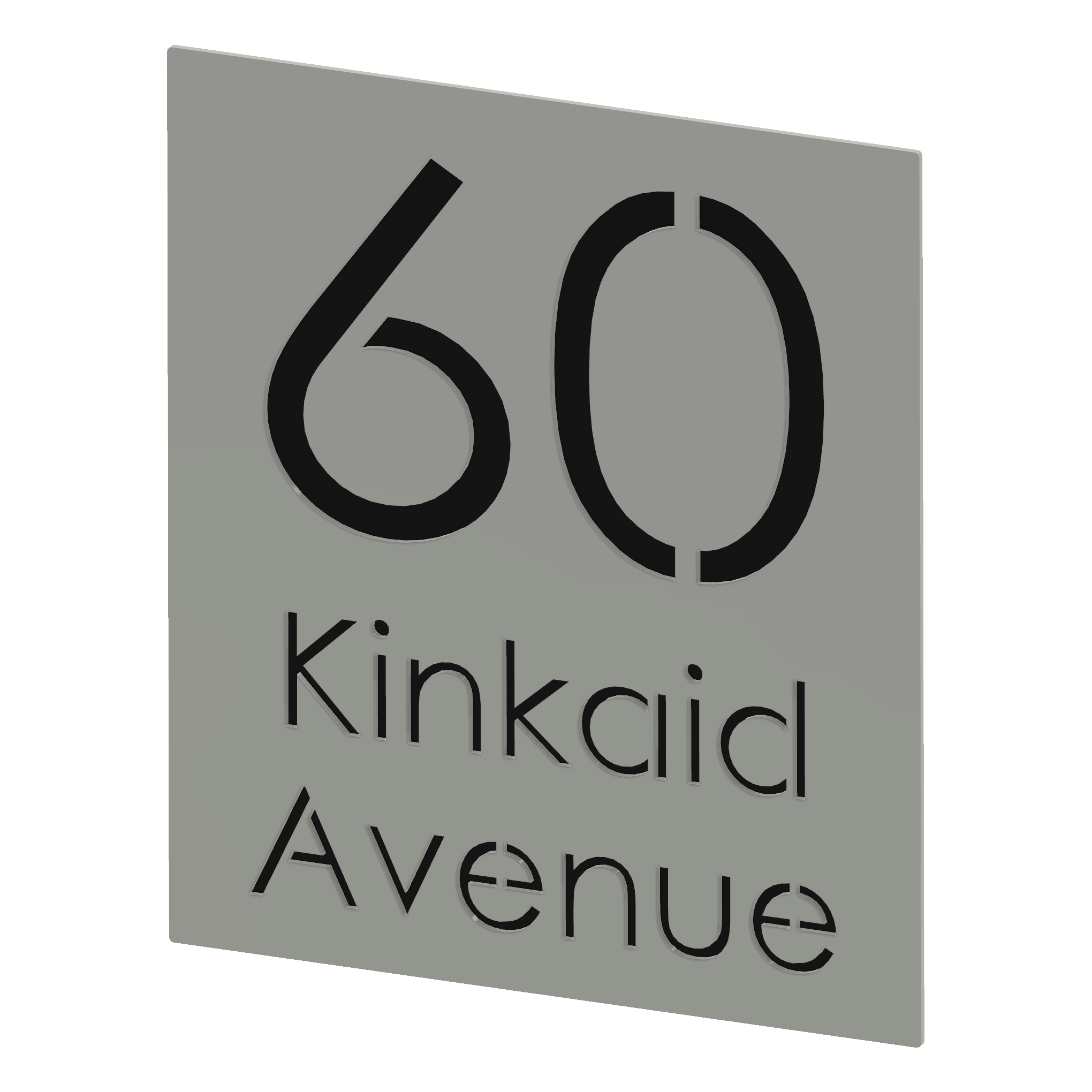 Custom Signage Plate