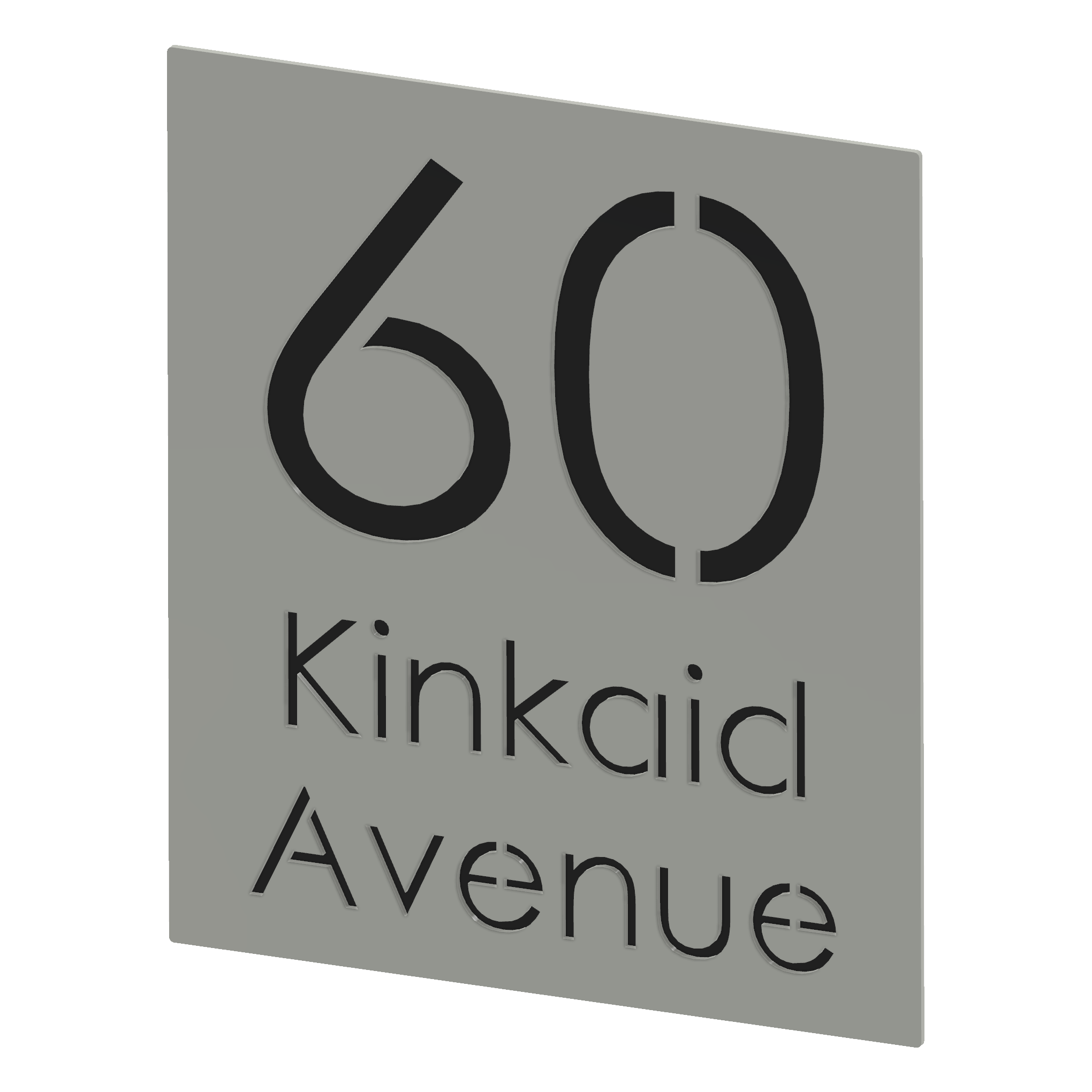 Custom Signage Plate