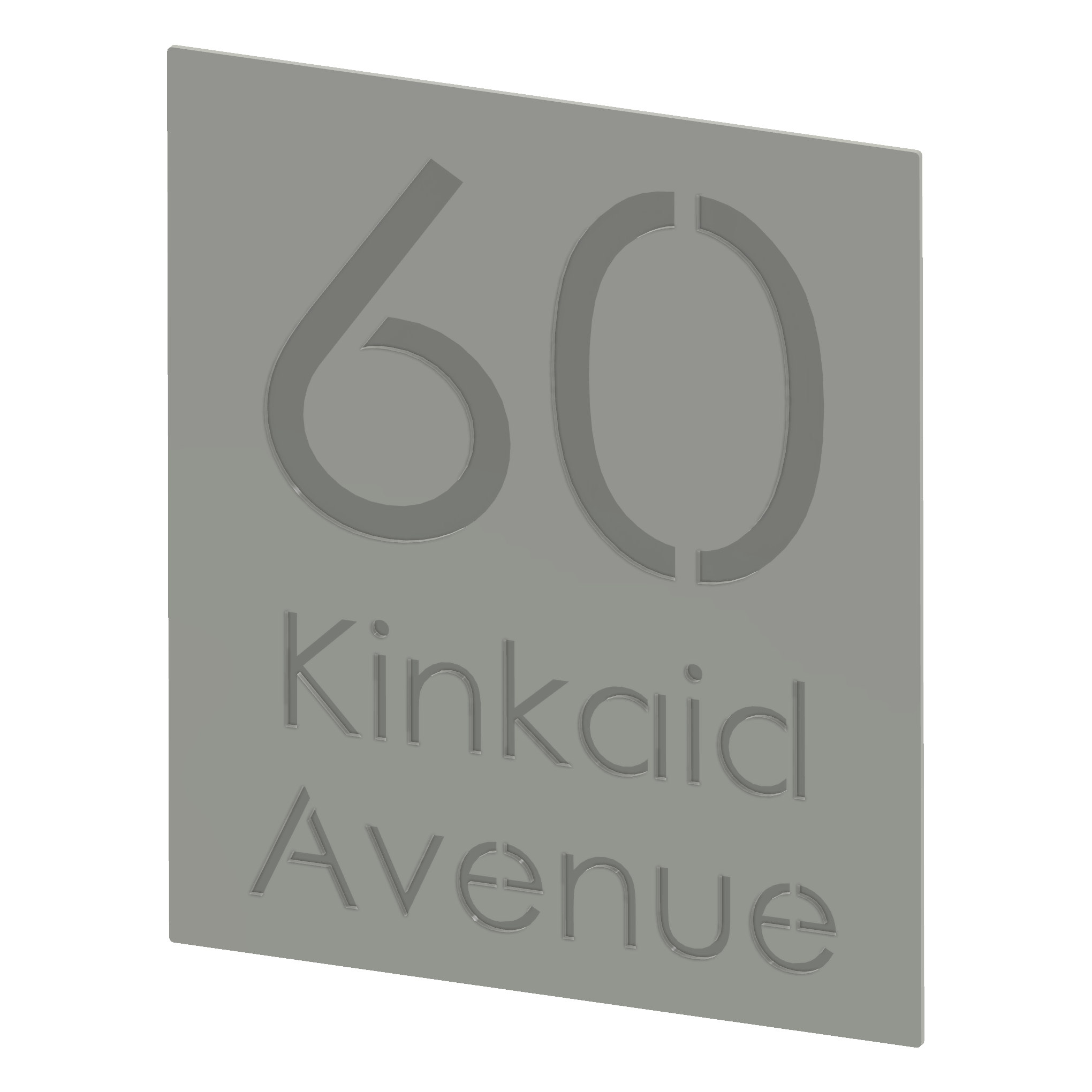 Custom Signage Plate