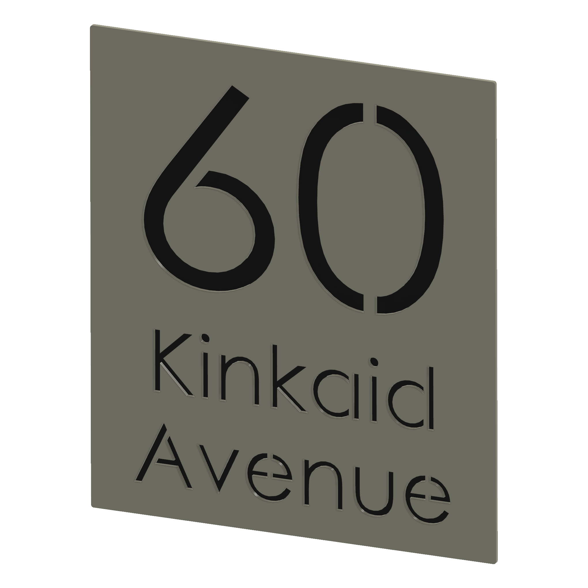 Custom Signage Plate