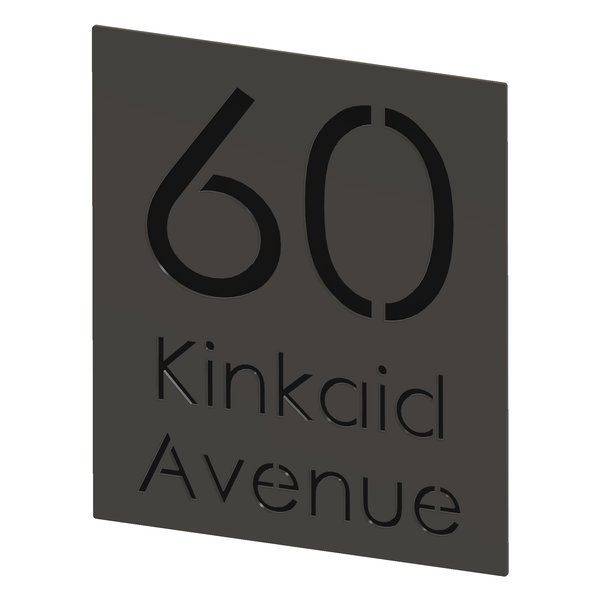 Custom Signage Plate