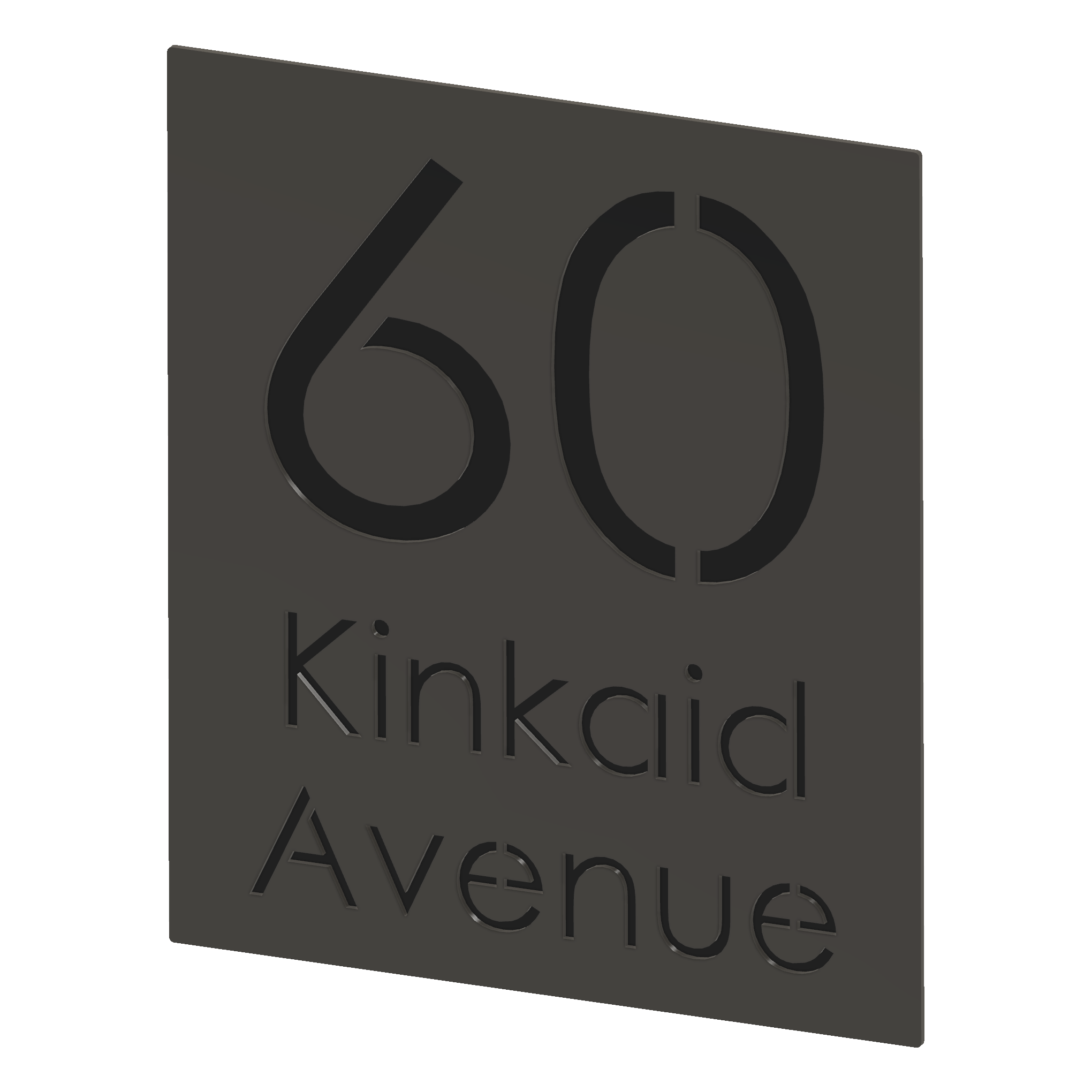 Custom Signage Plate