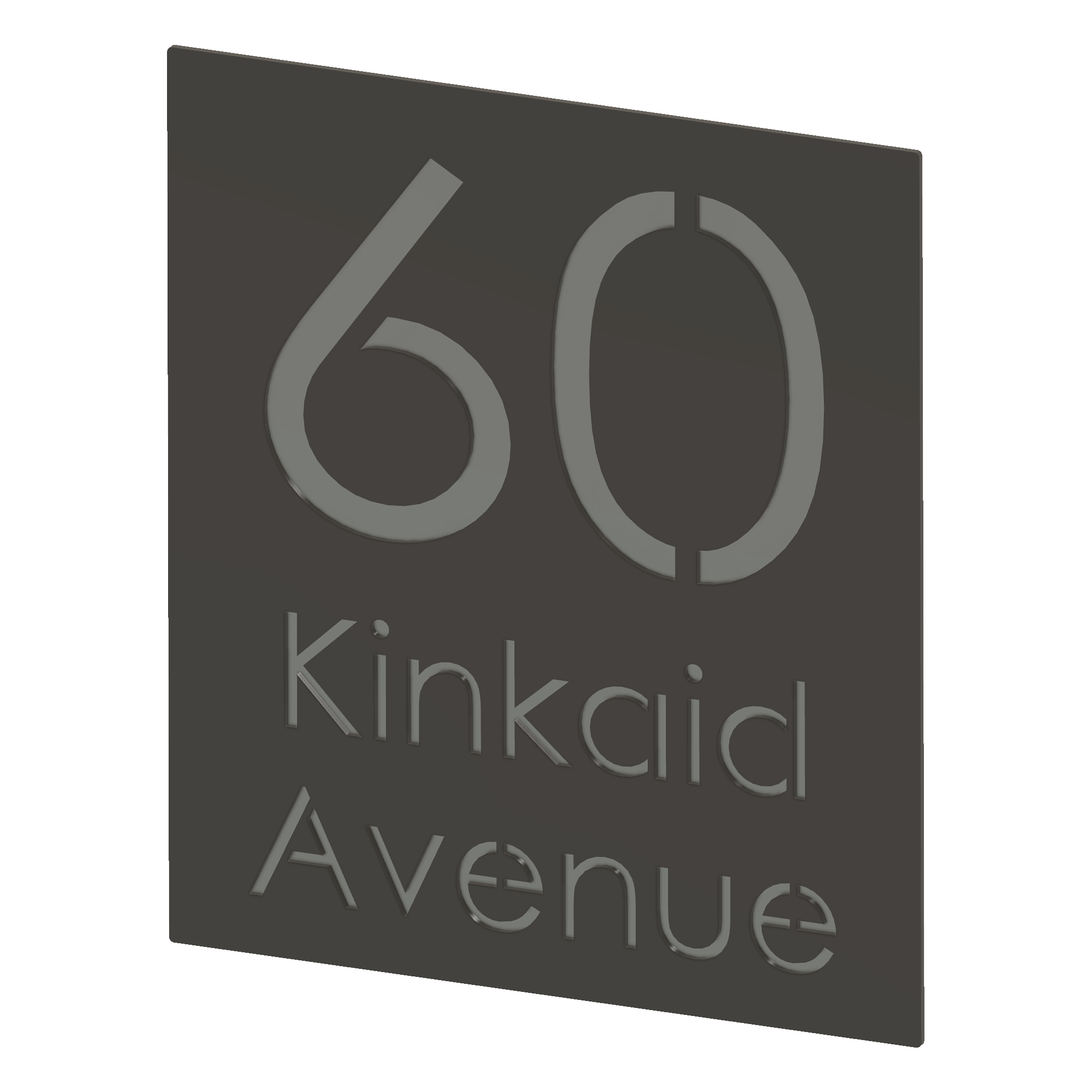 Custom Signage Plate