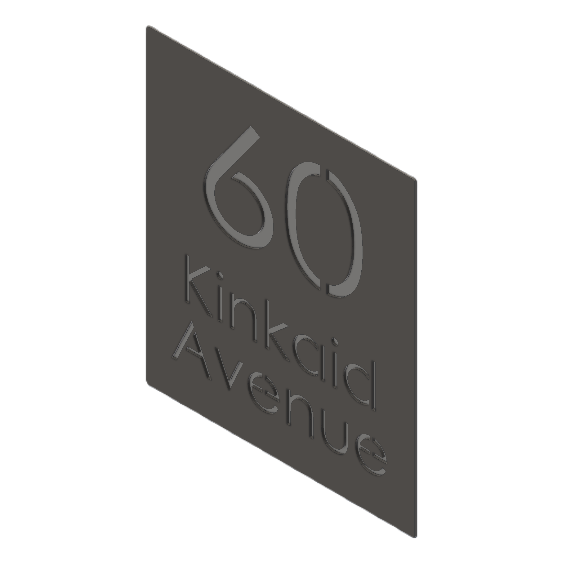 Custom Signage Plate