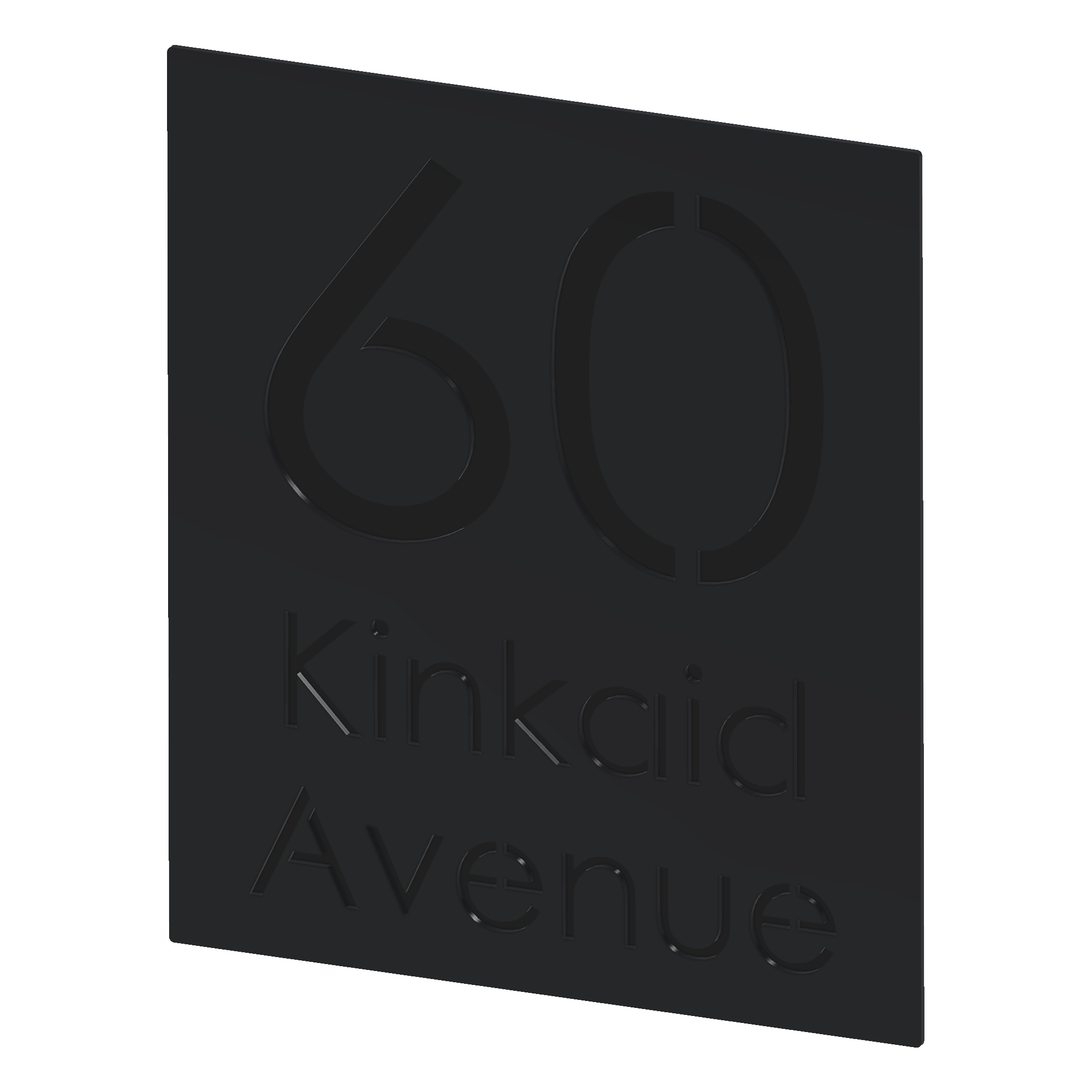 Custom Signage Plate