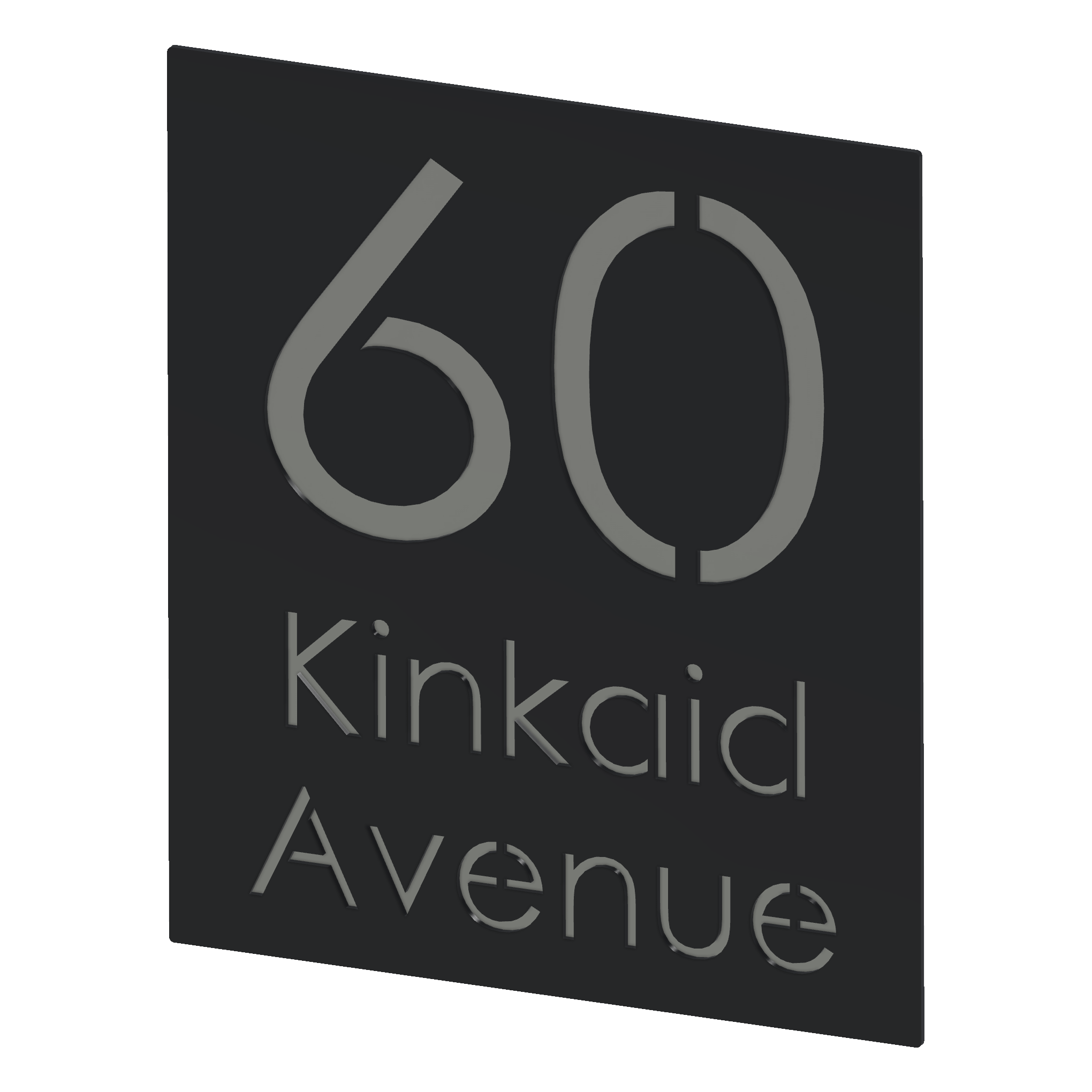 Custom Signage Plate