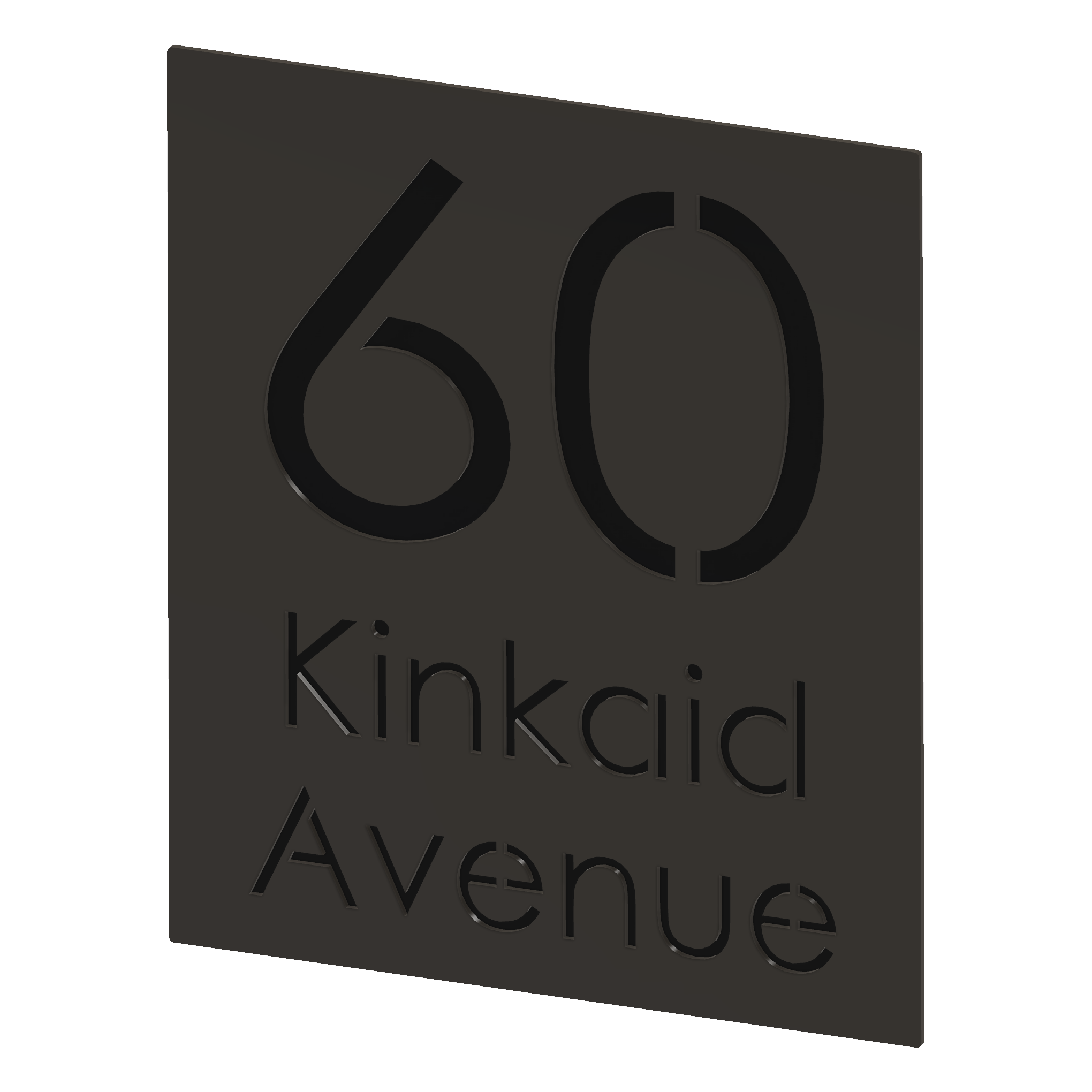 Custom Signage Plate