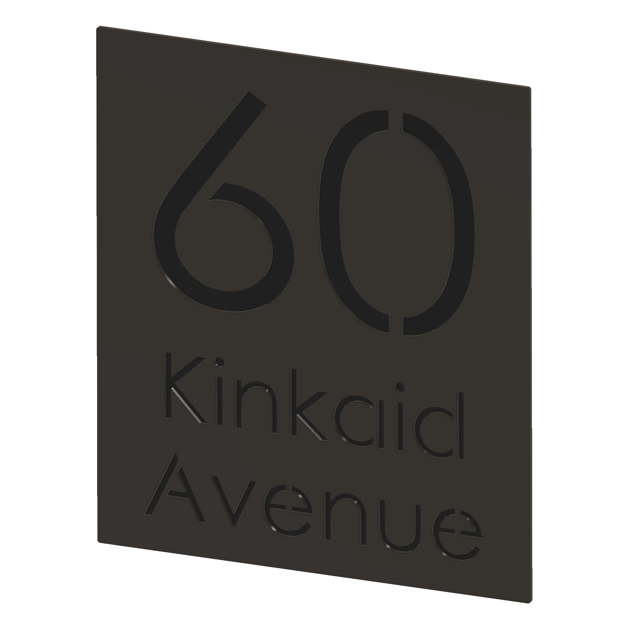 Custom Signage Plate