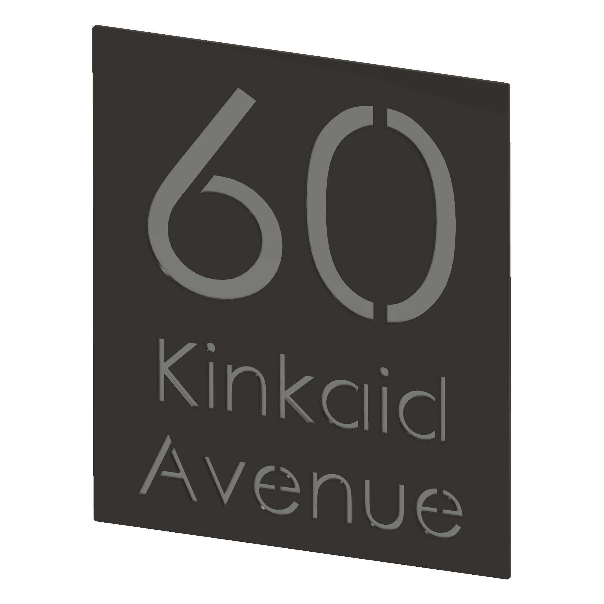 Custom Signage Plate