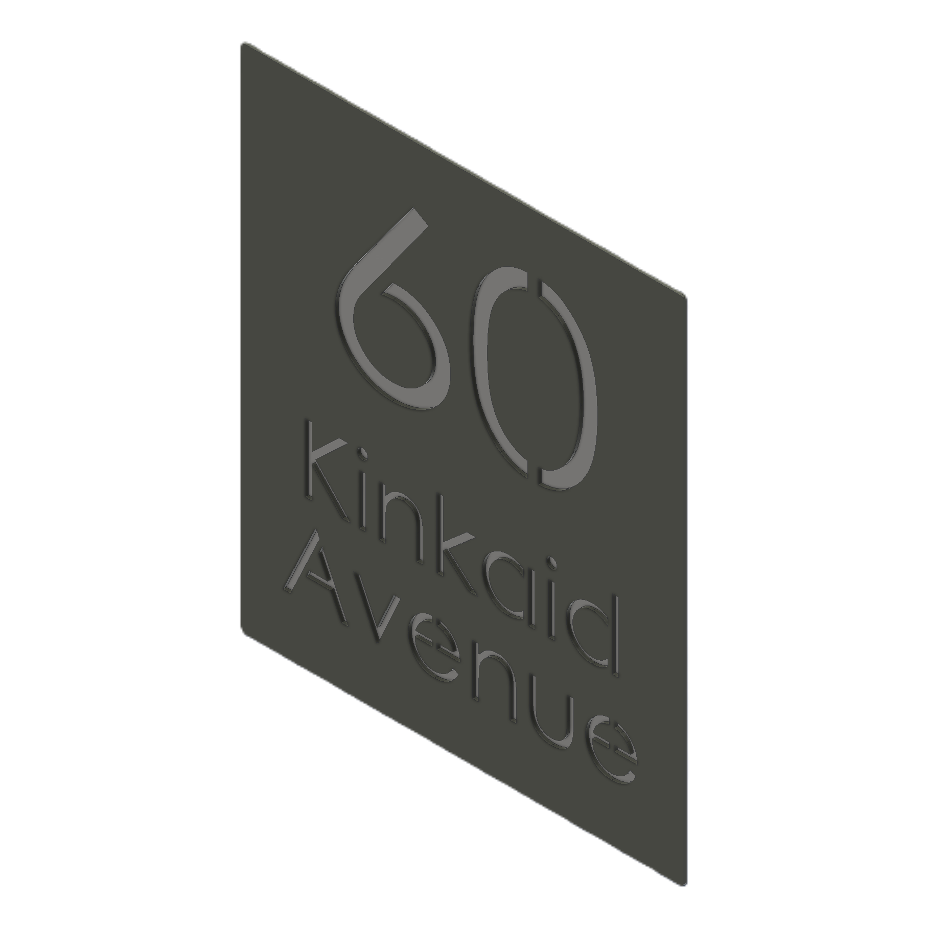 Custom Signage Plate
