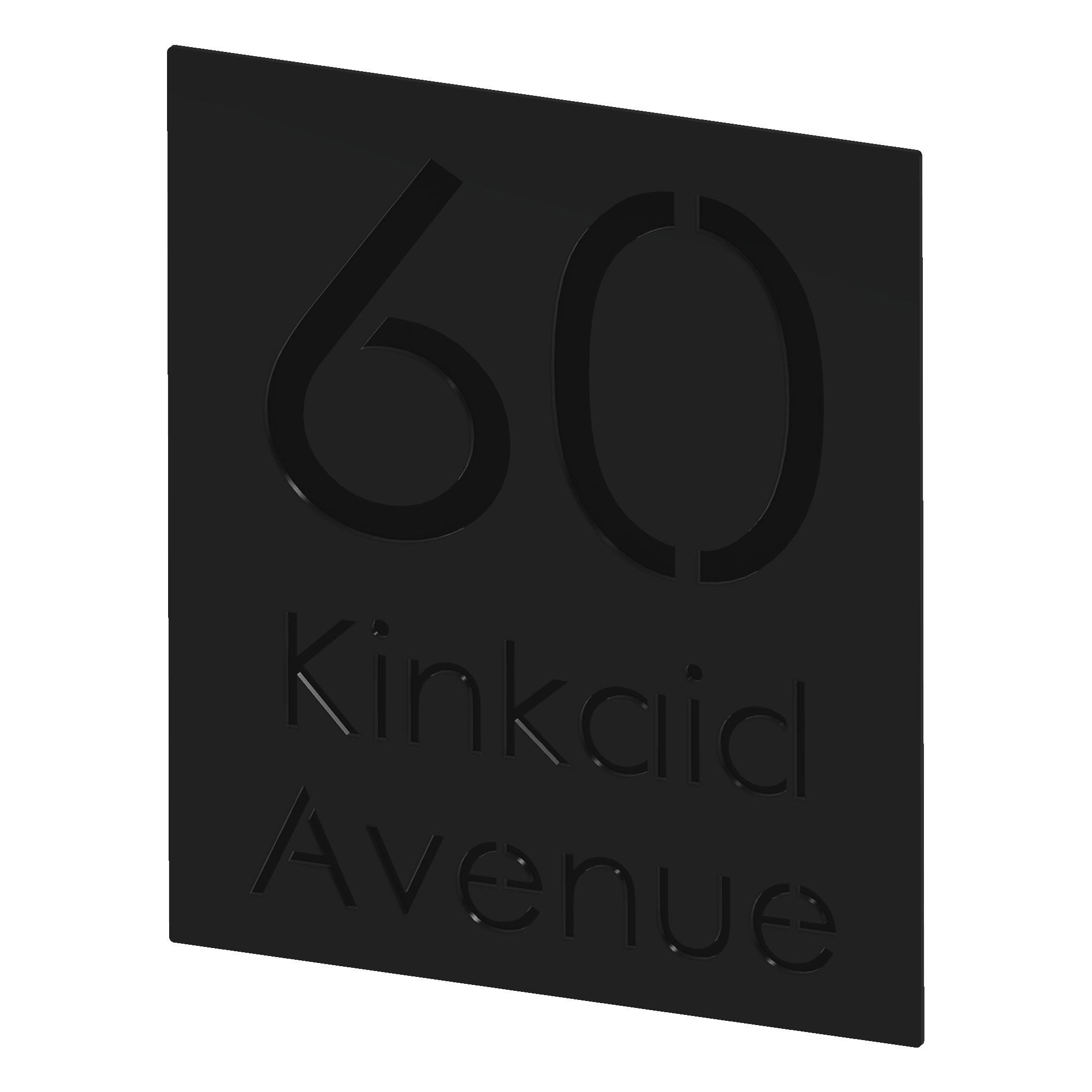 Custom Signage Plate