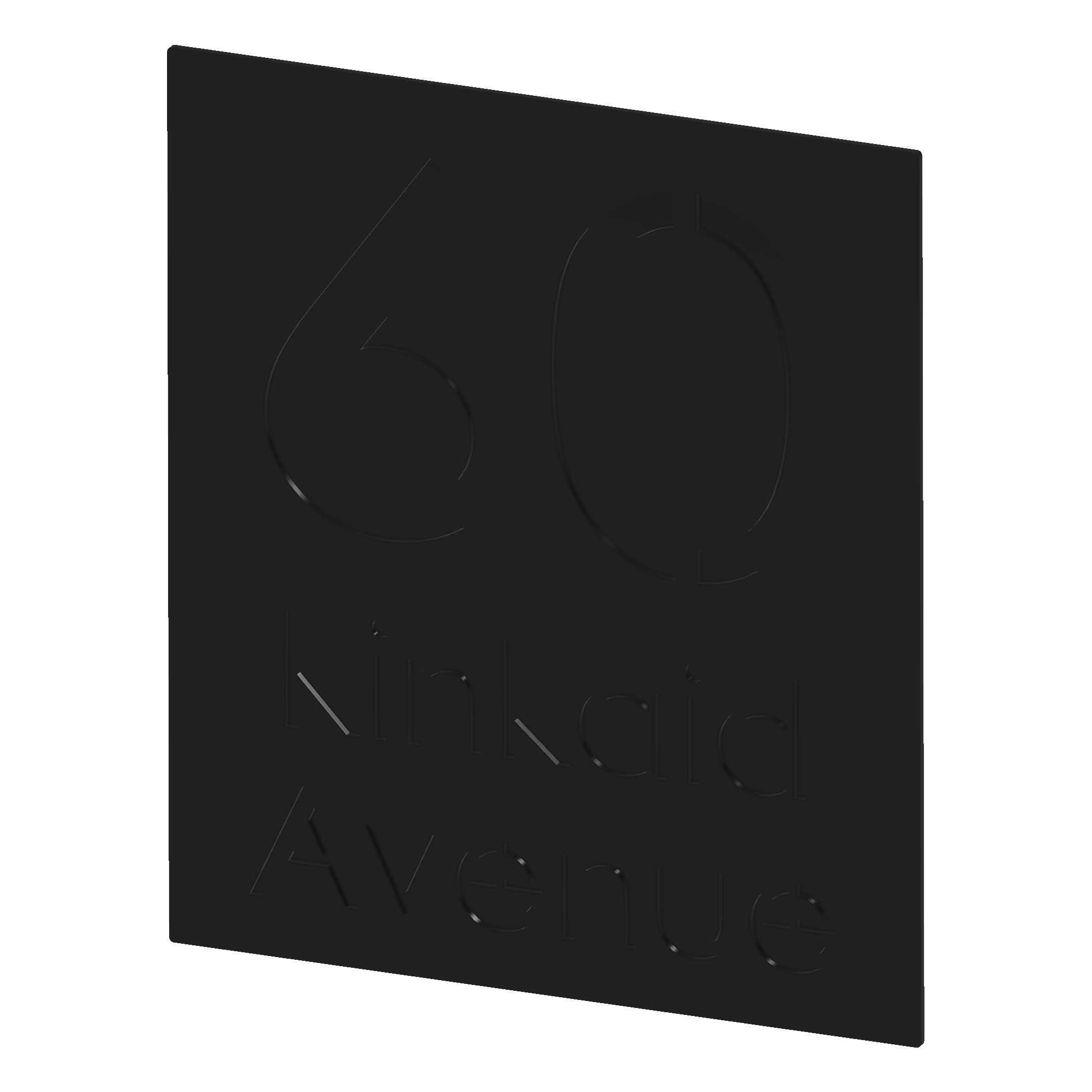 Custom Signage Plate