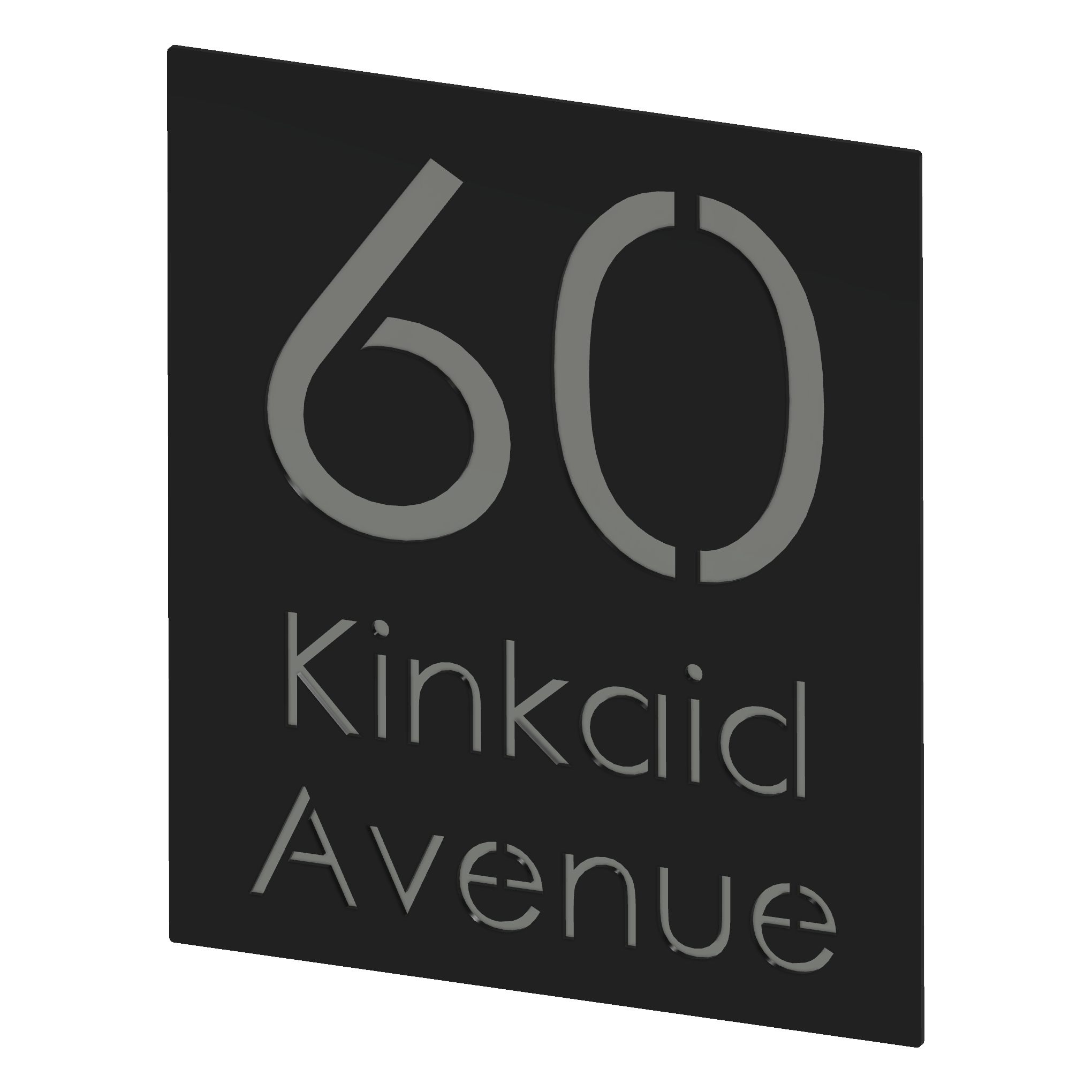 Custom Signage Plate